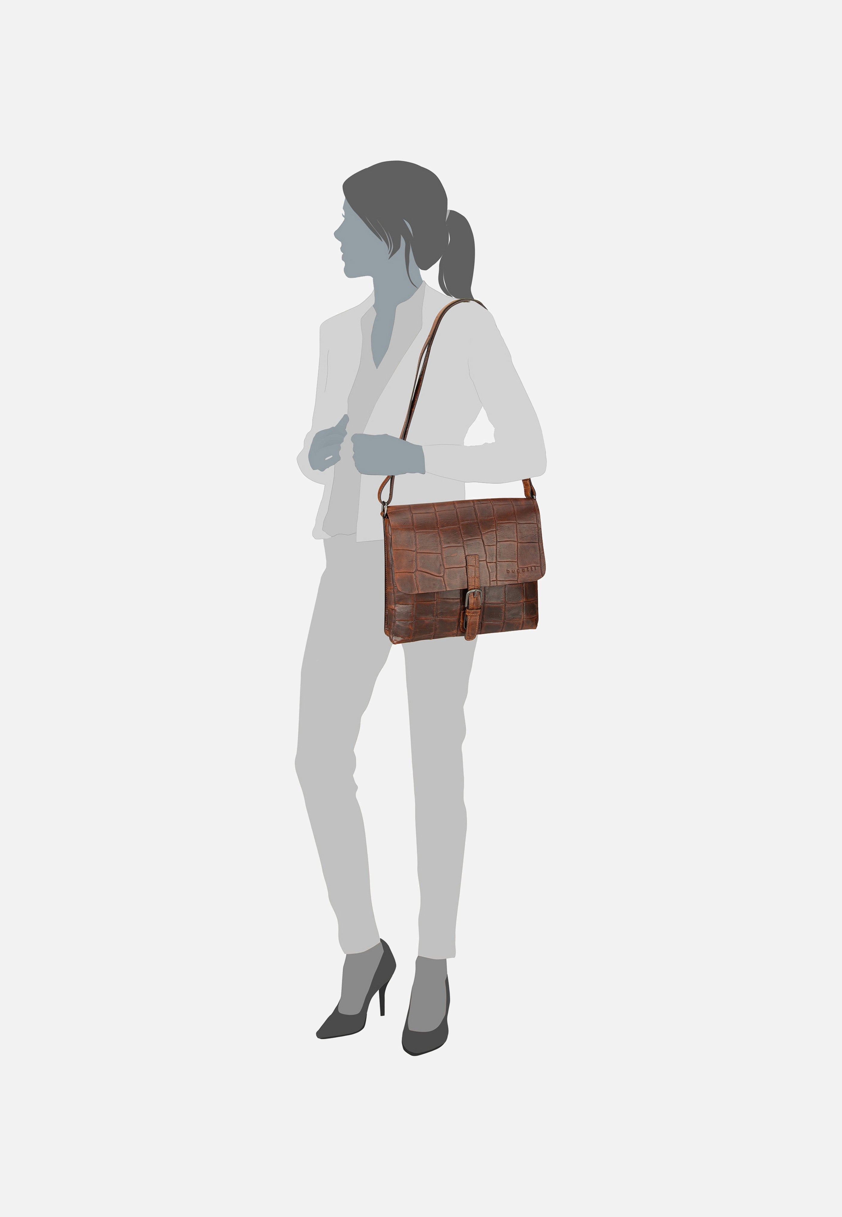 Bugatti - Nevio Cognac - Messenger Bag | Women-Image