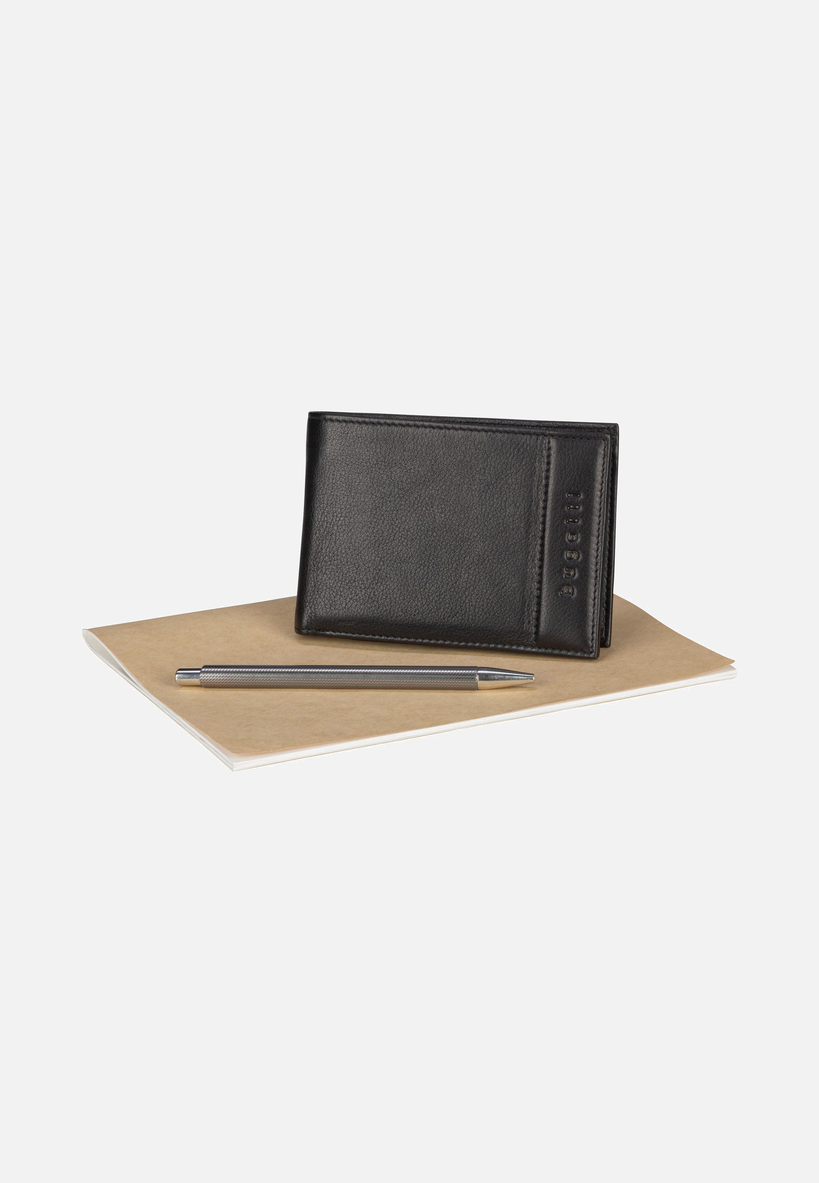 Bugatti - Nome Horizontal with Flap II Schwarz - Wallet | Men-Image
