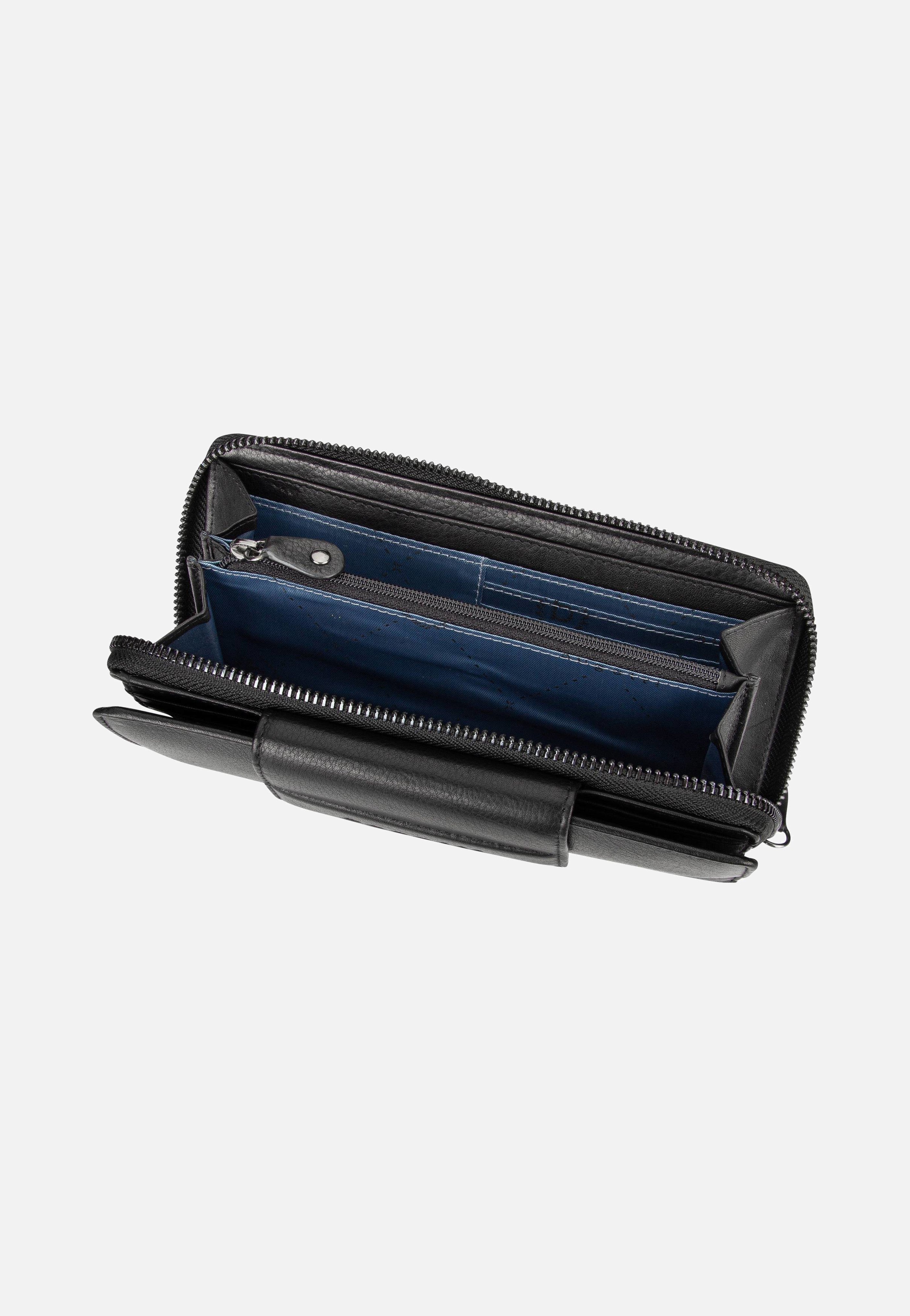 Bugatti Nome Long Ladies Zip Schwarz Wallet
