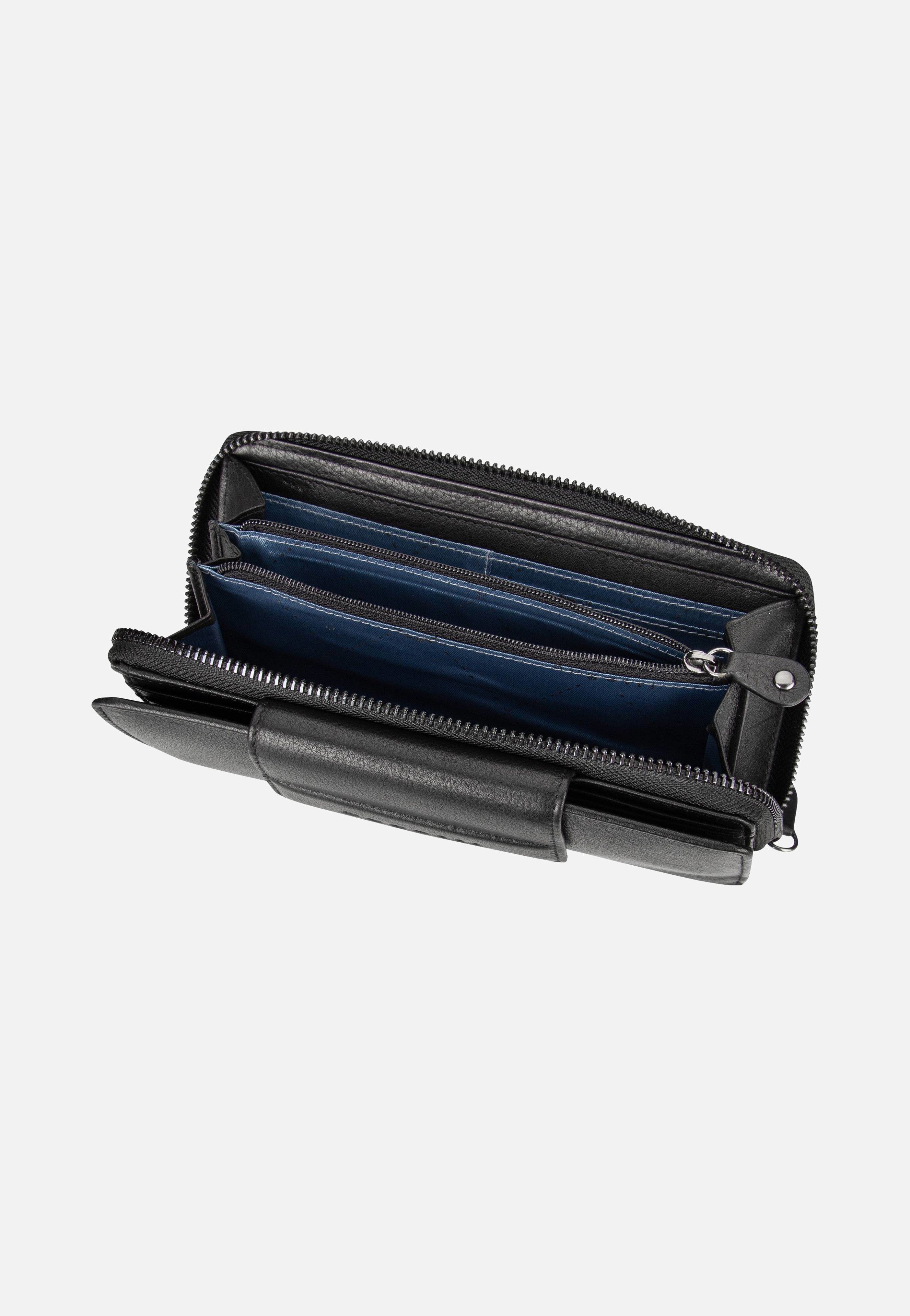 Bugatti Nome Long Ladies Zip Schwarz Wallet