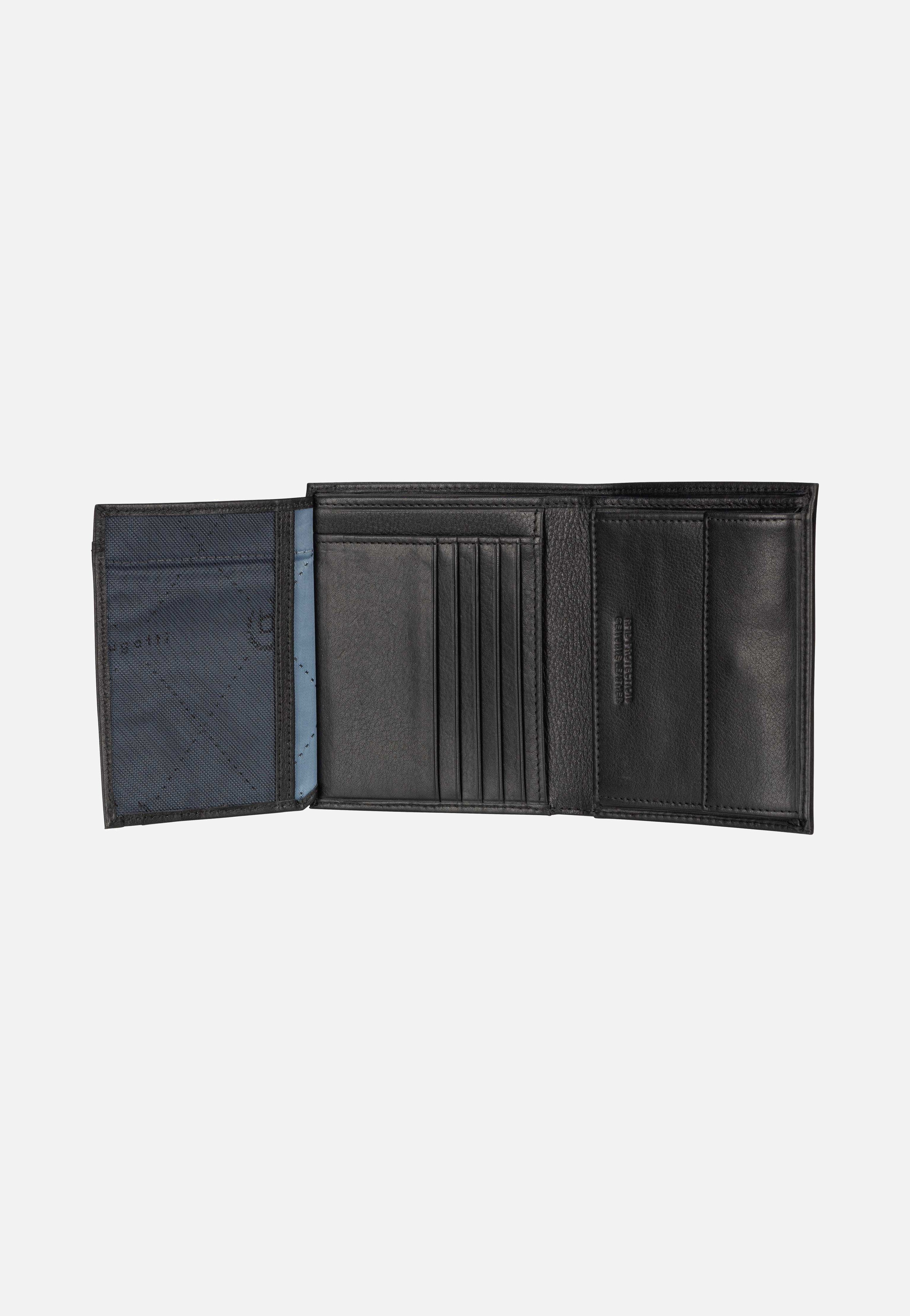 Bugatti - Nome Vertical with Flap I Schwarz - Wallet | Men-Image