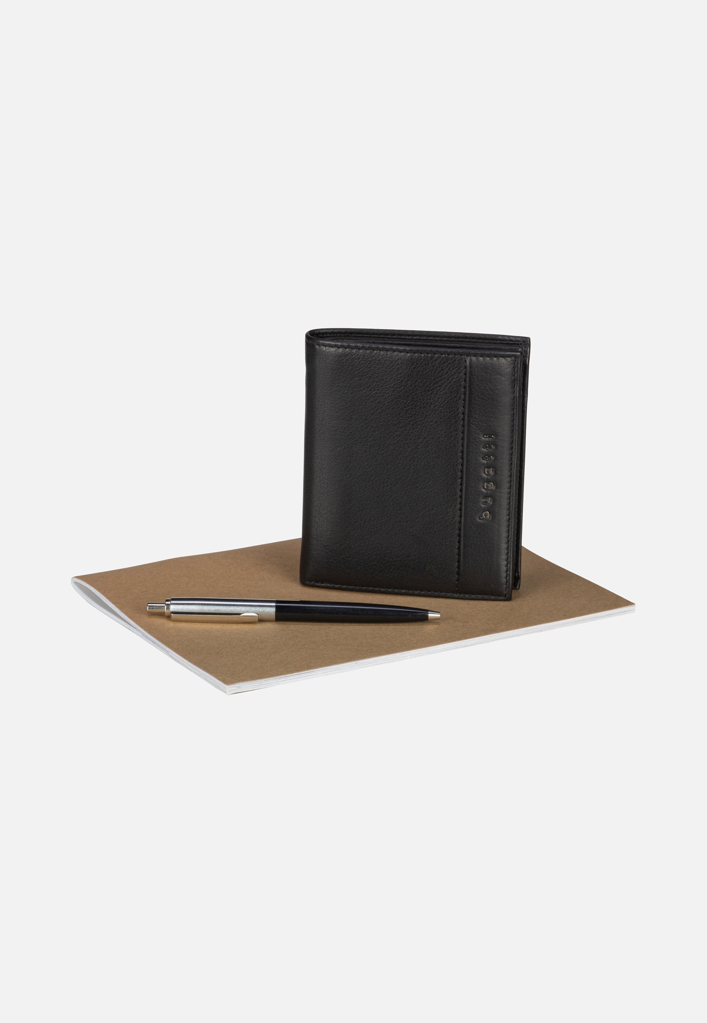 Bugatti - Nome Vertical with Flap II Schwarz - Wallet | Men-Image