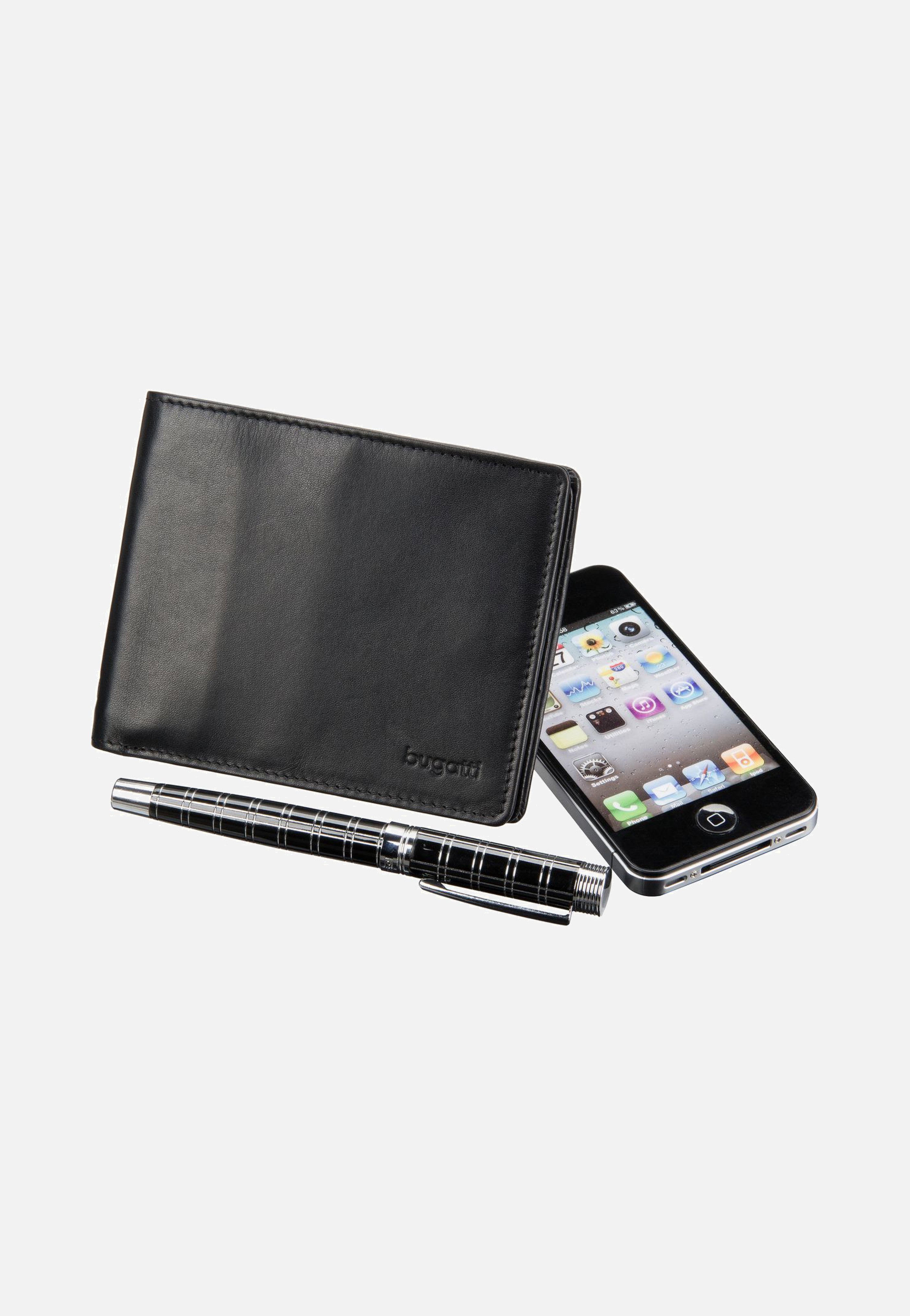 Bugatti Primo Coin 10 Schwarz Wallet