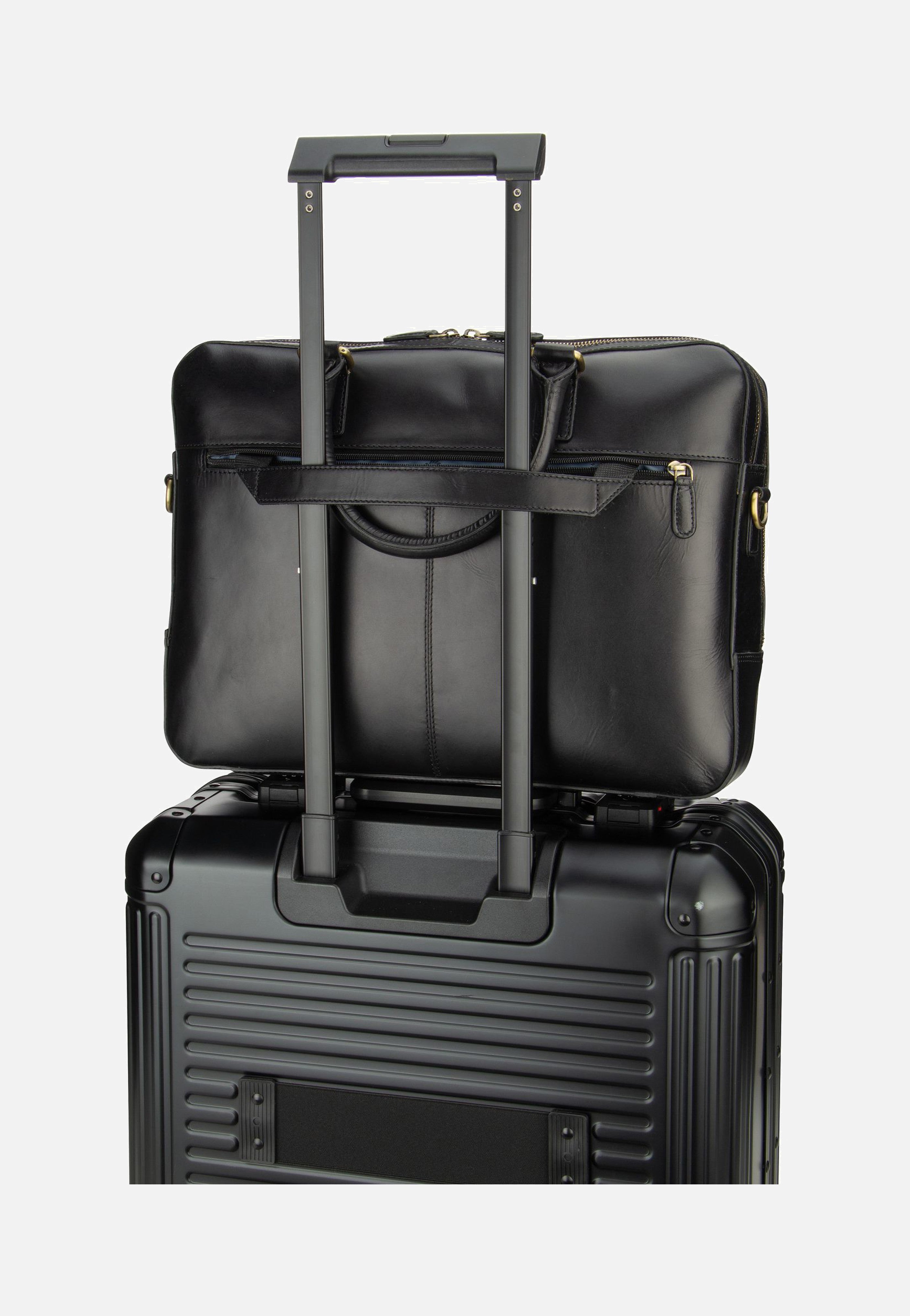 Bugatti - Remo Large Schwarz - Briefcase | Men-Image