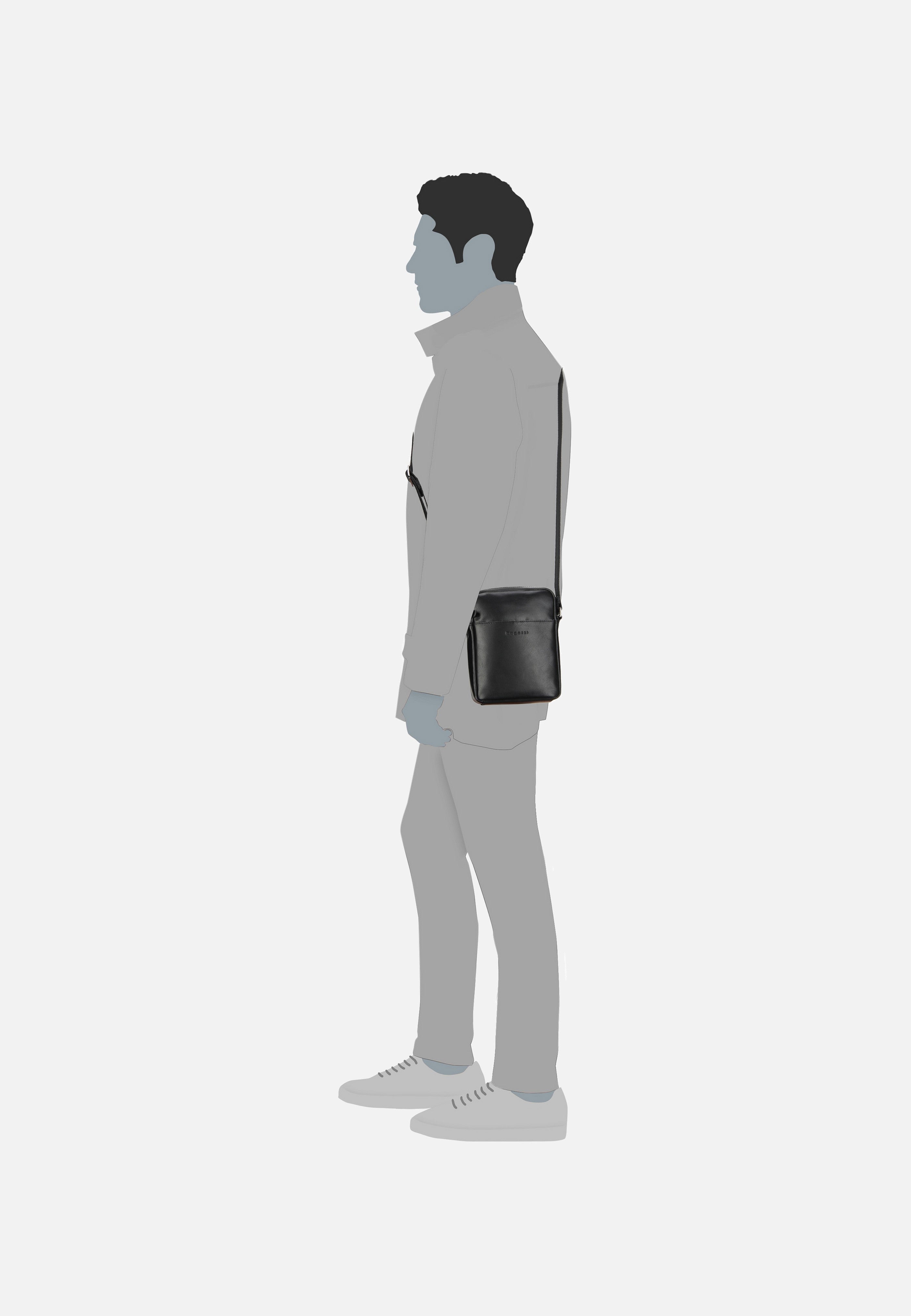 Bugatti - Romano 4015 Schwarz - Shoulder Bag | Men-Image