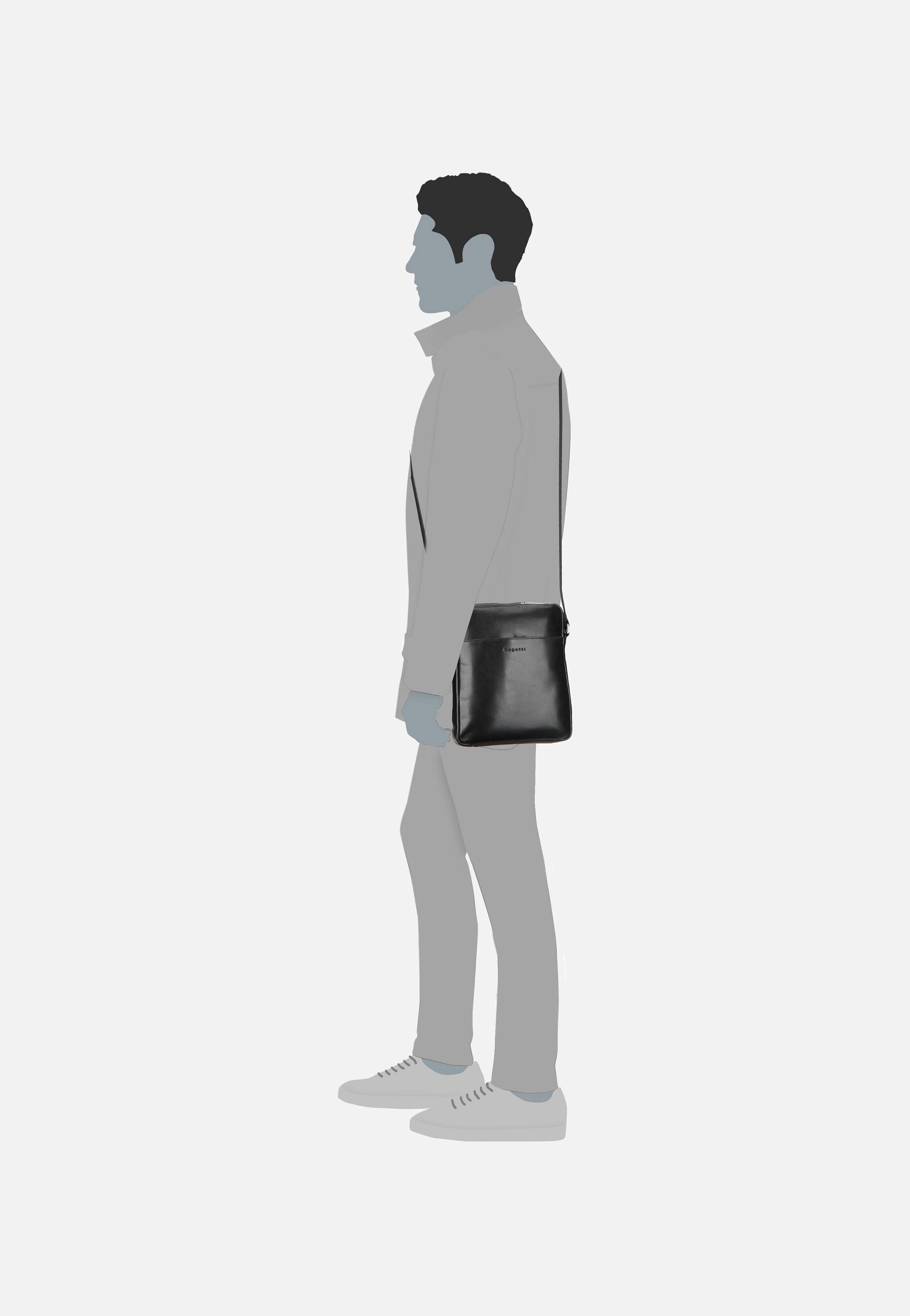 Bugatti - Romano 4016 Schwarz - Crossbody Bag | Men-Image