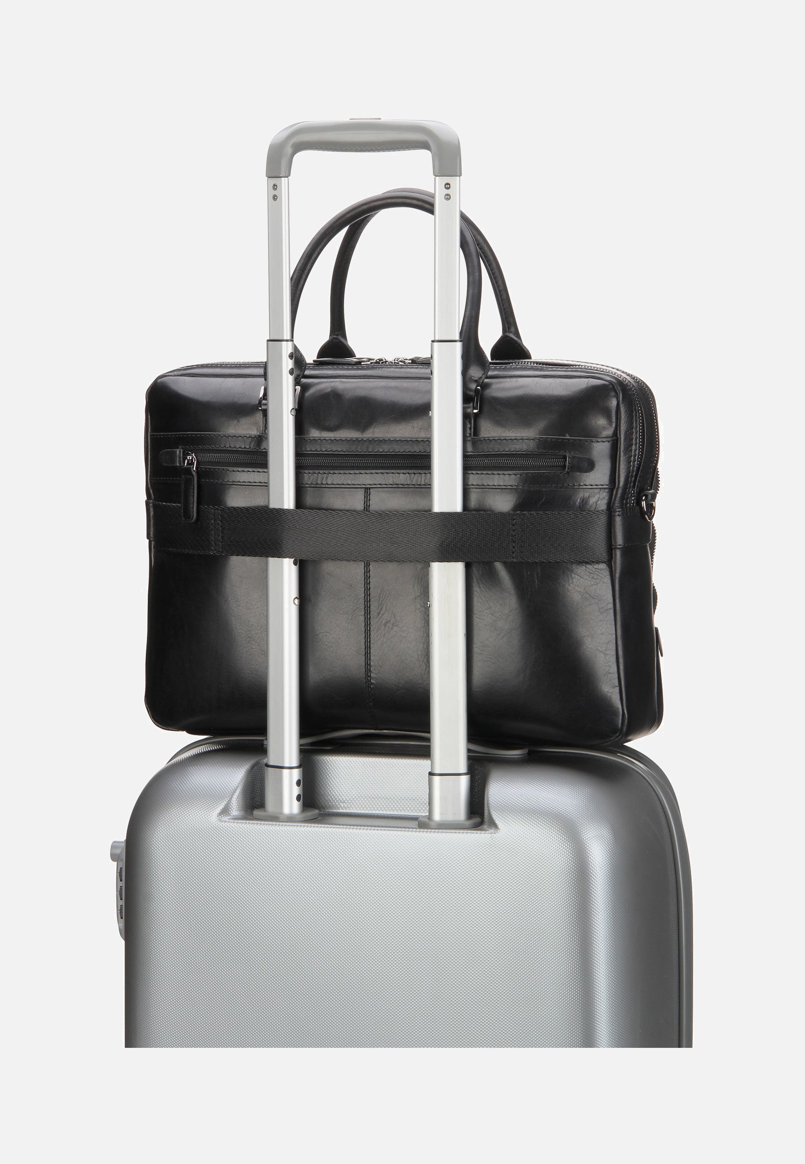Bugatti Romano 4018 Schwarz - Briefcase | Sakoi