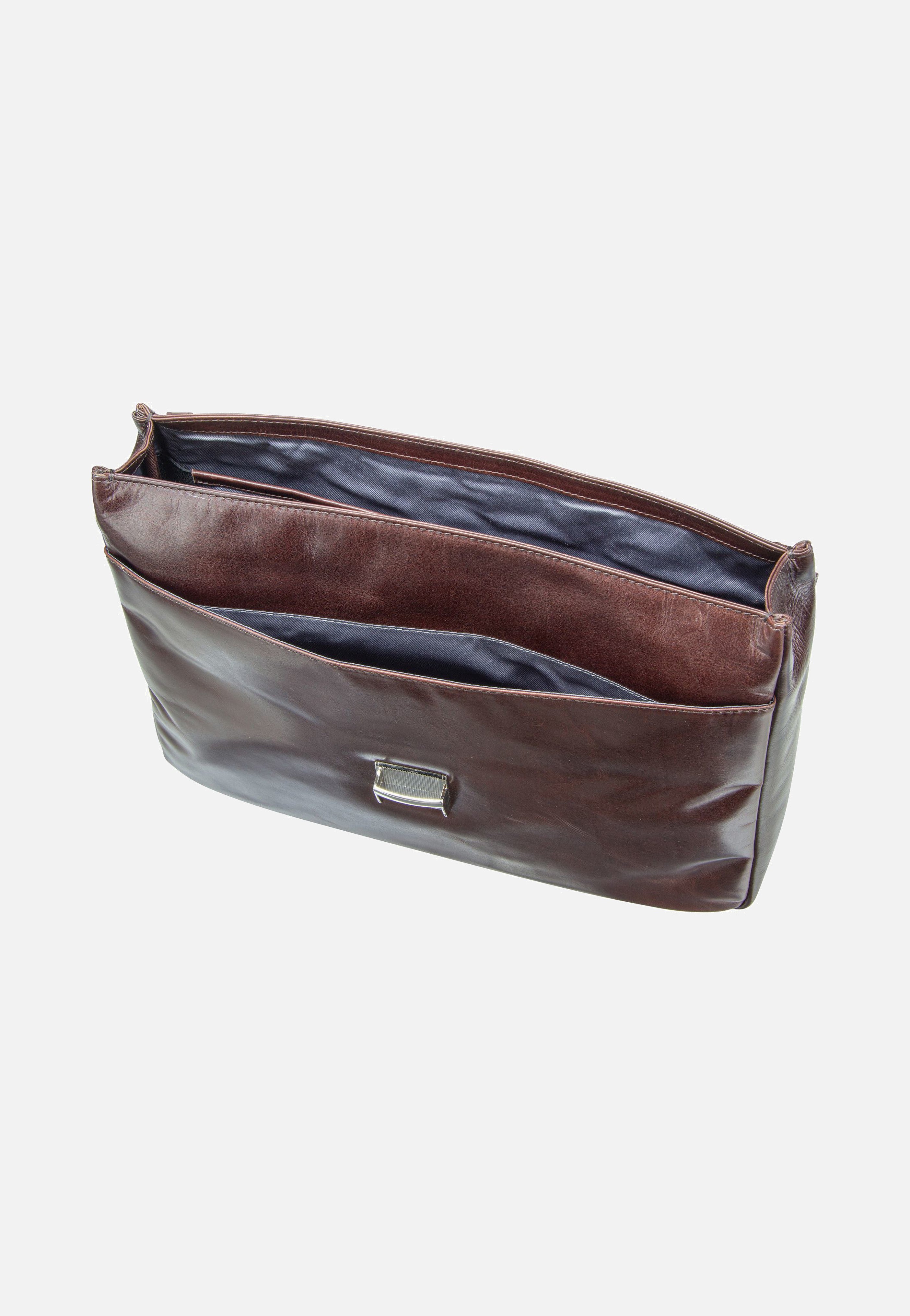 Bugatti Romano Small Braun Briefcase