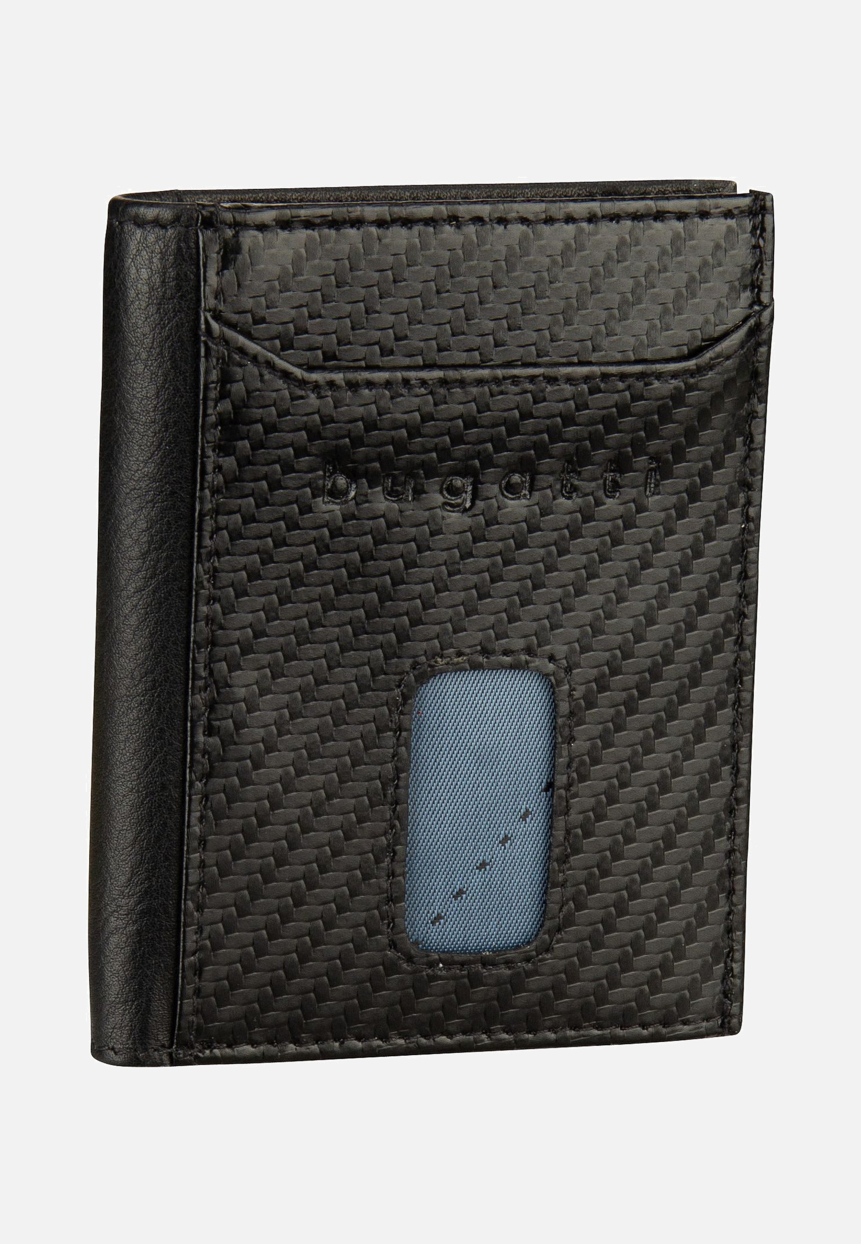 Bugatti - Secure Slim Mini Zip Special 1485C Schwarz - Wallet | Men-Image