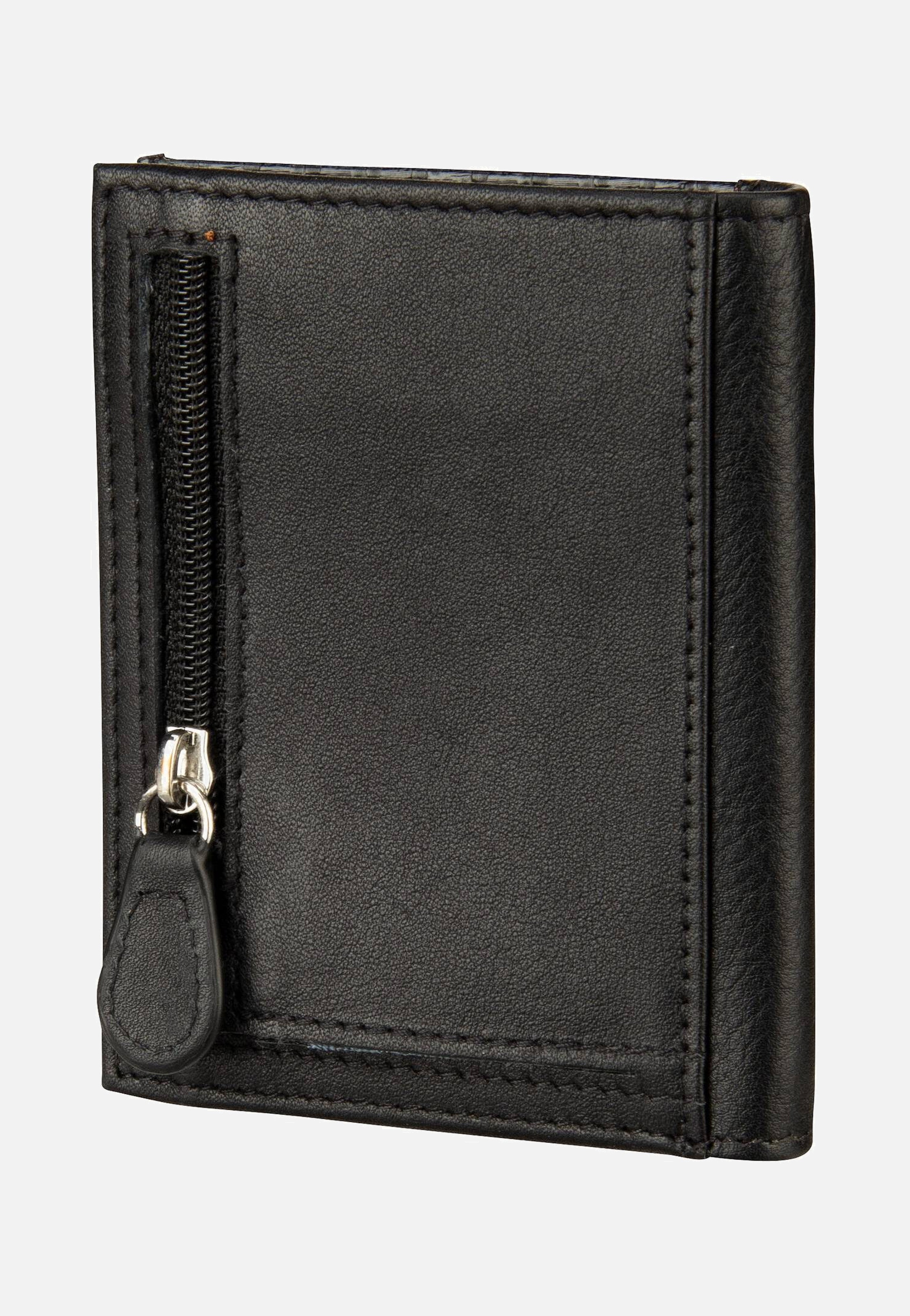 Bugatti - Secure Slim Mini Zip Special 1485C Schwarz - Wallet | Men-Image