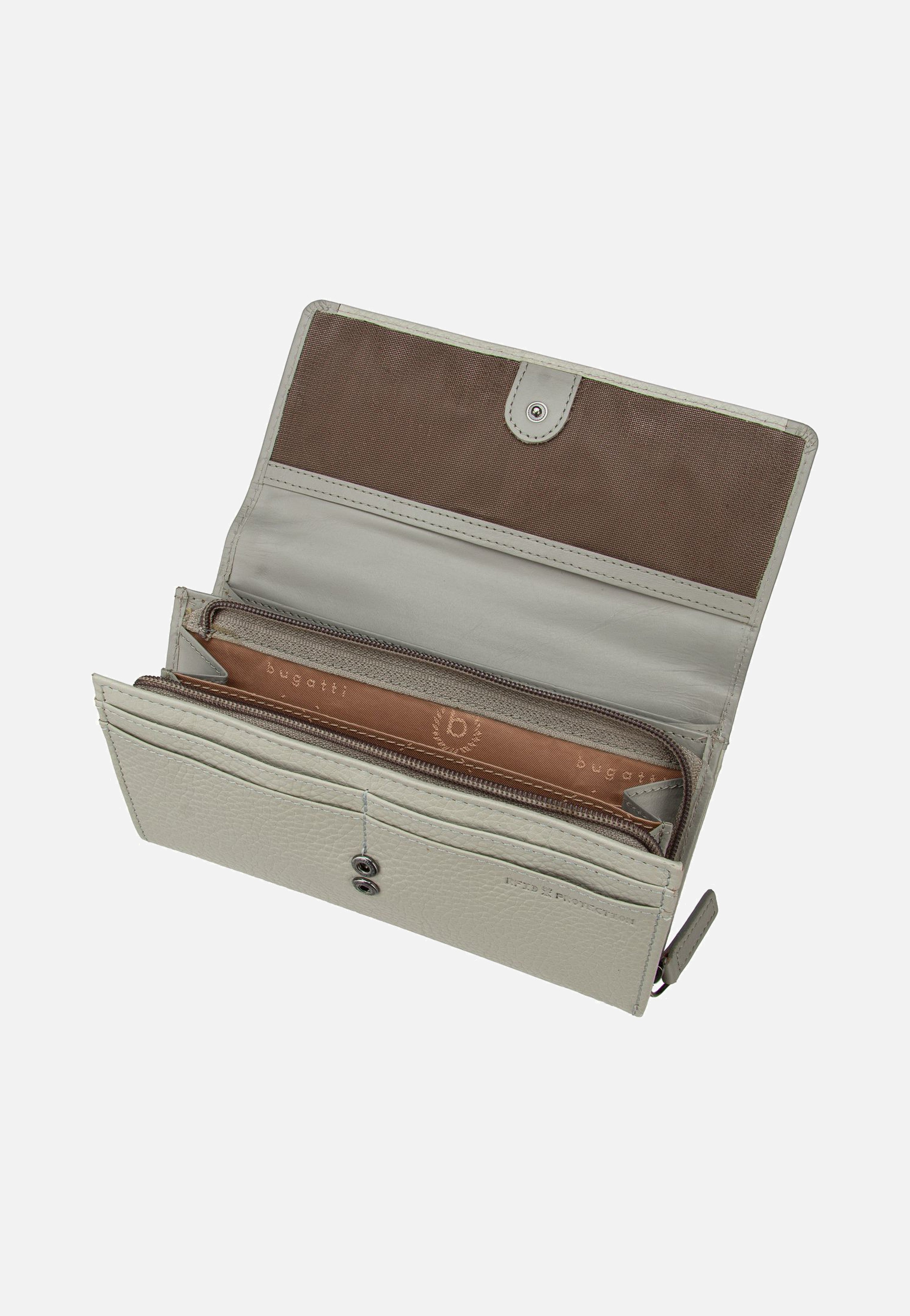 Bugatti - Sina Ladies Long With Flap Hellgrau - Wallet | Women-Image
