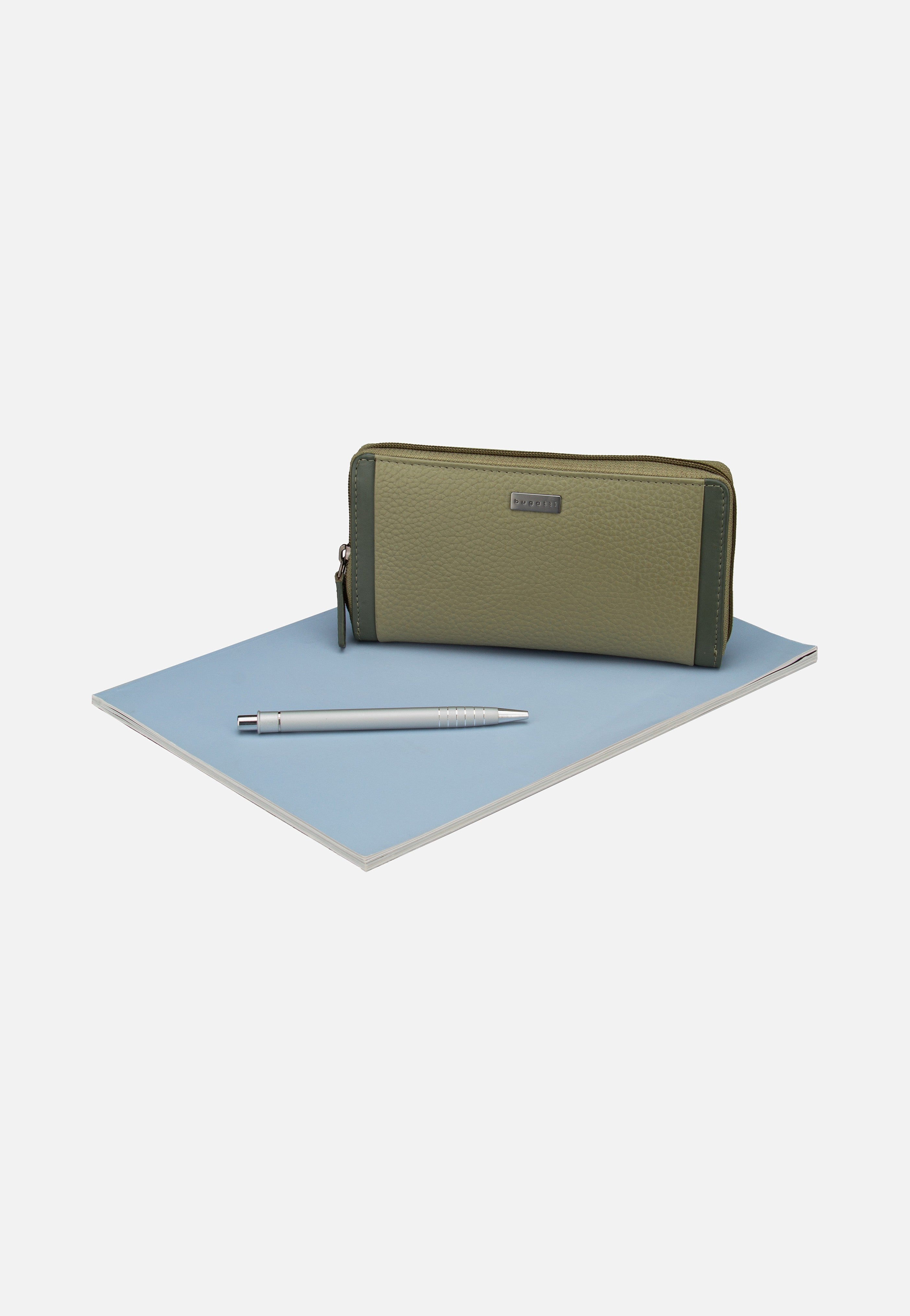 Bugatti Sina Ladies Long Zip Grün Wallet