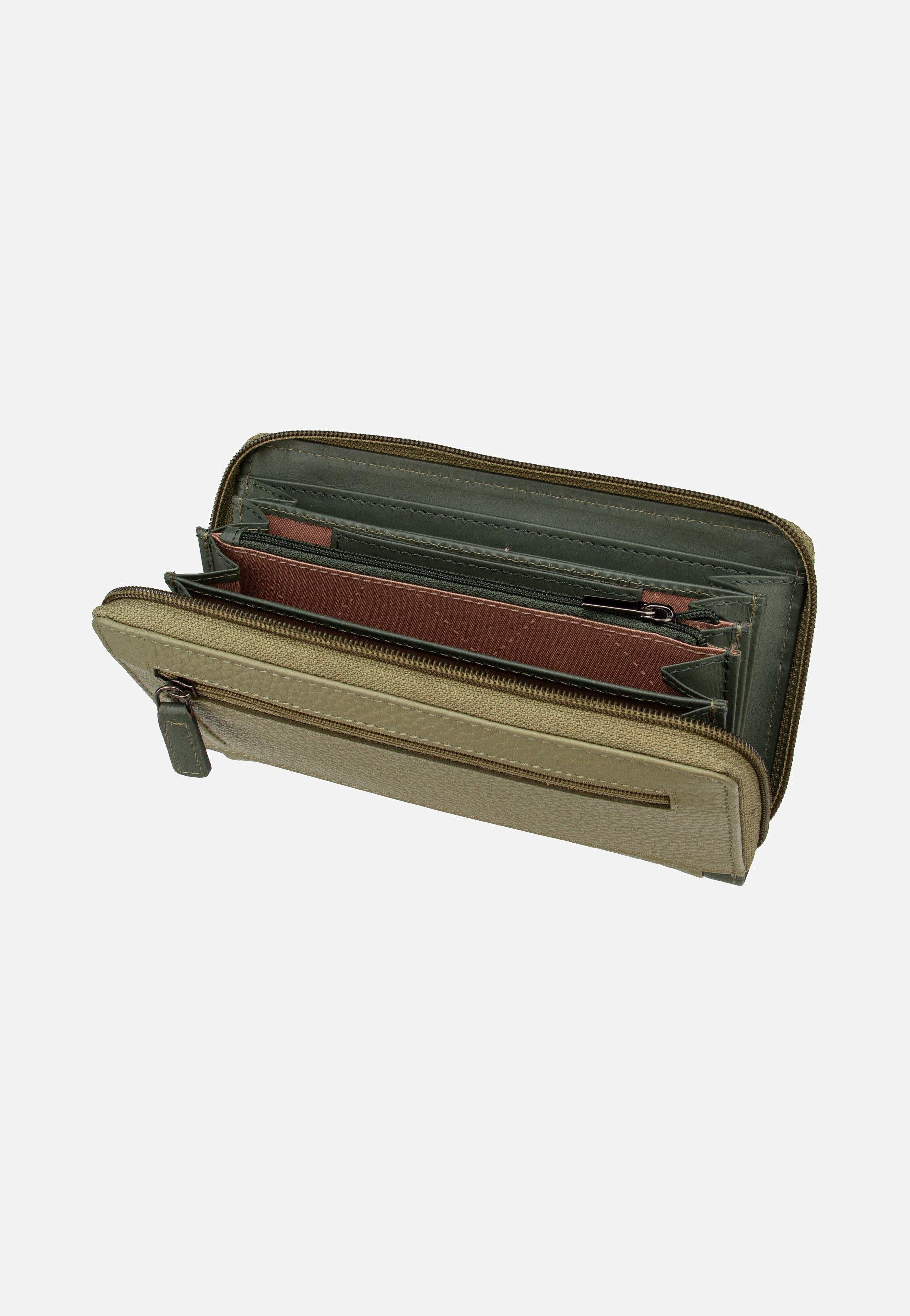 Bugatti Sina Ladies Long Zip Grün Wallet