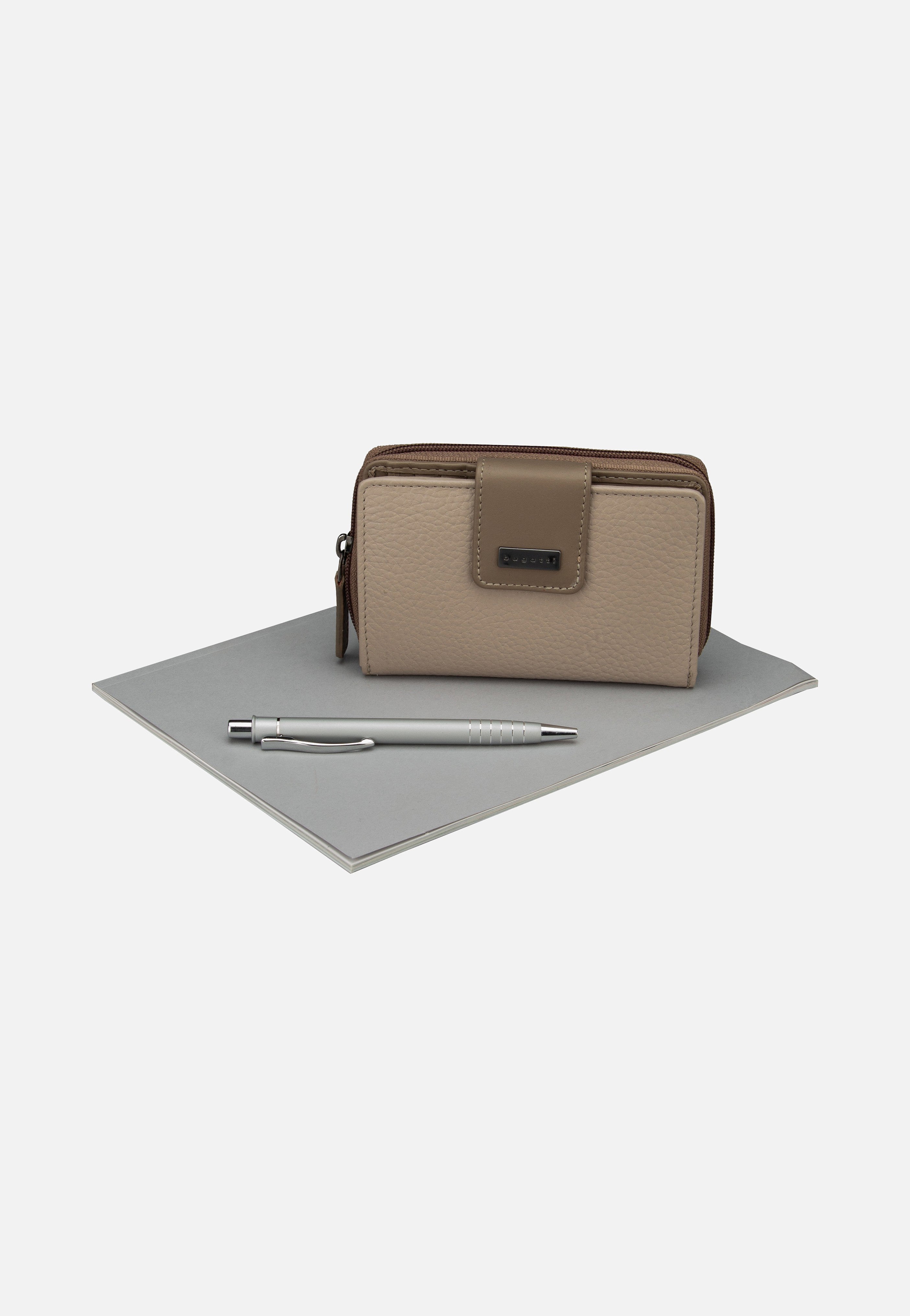 Bugatti Sina Ladies Zip II Beige Wallet