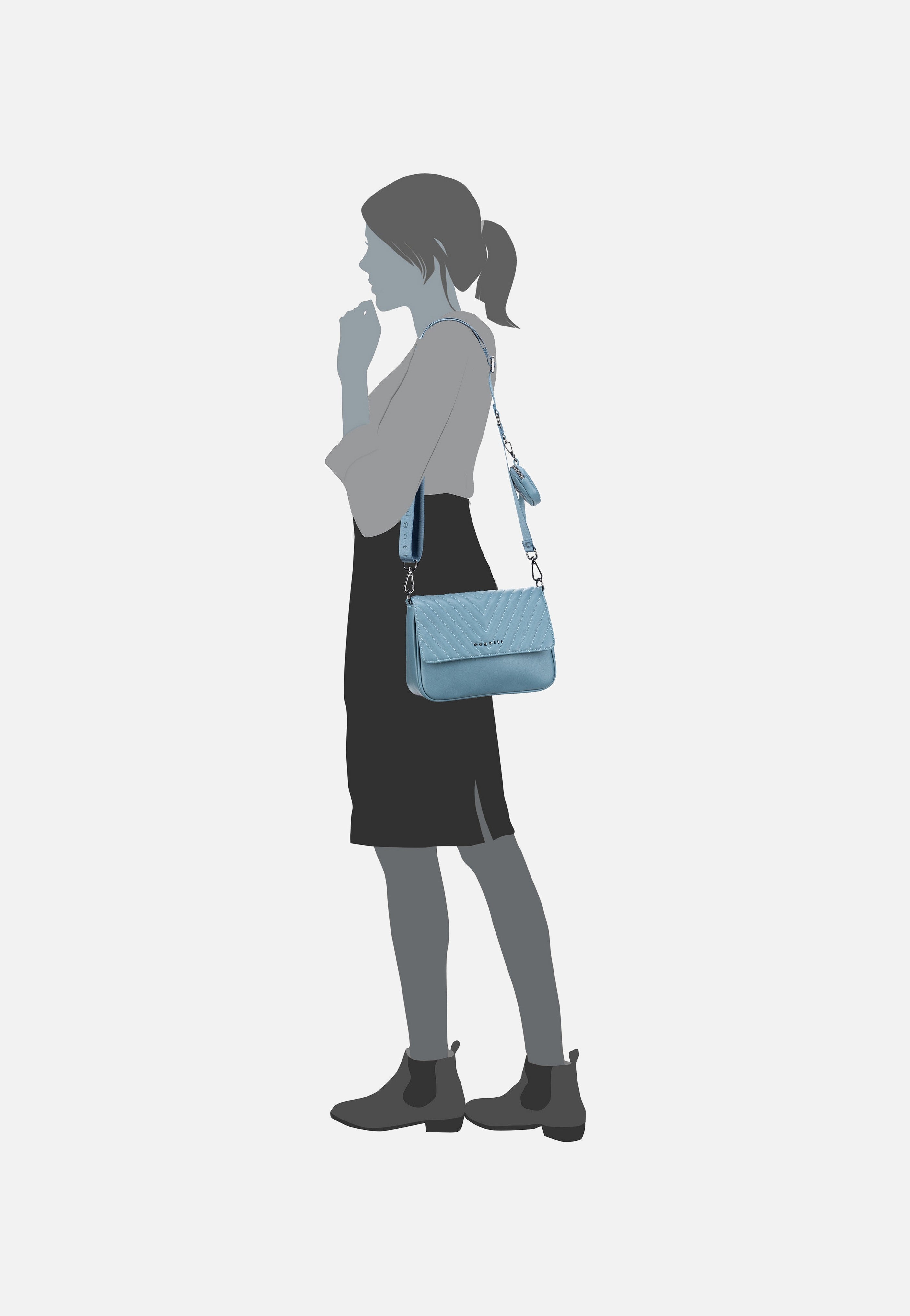 Bugatti - Sira Large I Denim - Saddle Bag | Women-Image