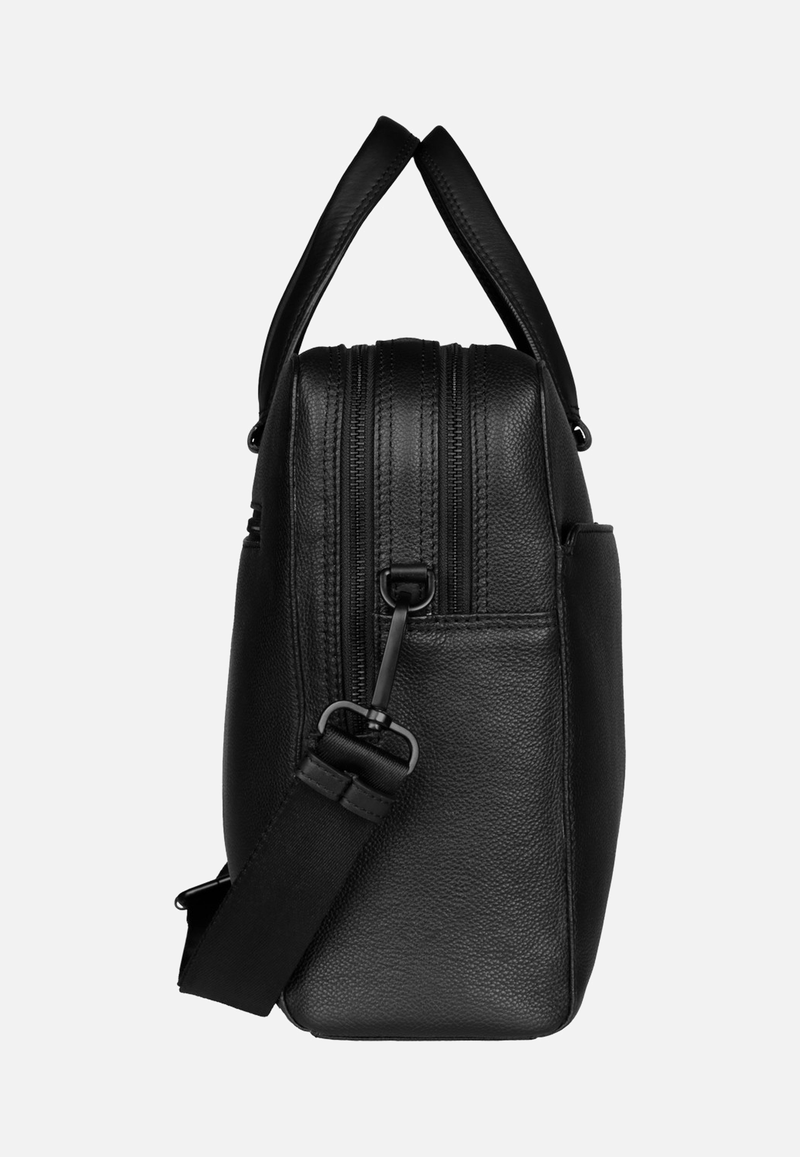Bugatti Black Briefcase Large Black Briefcase