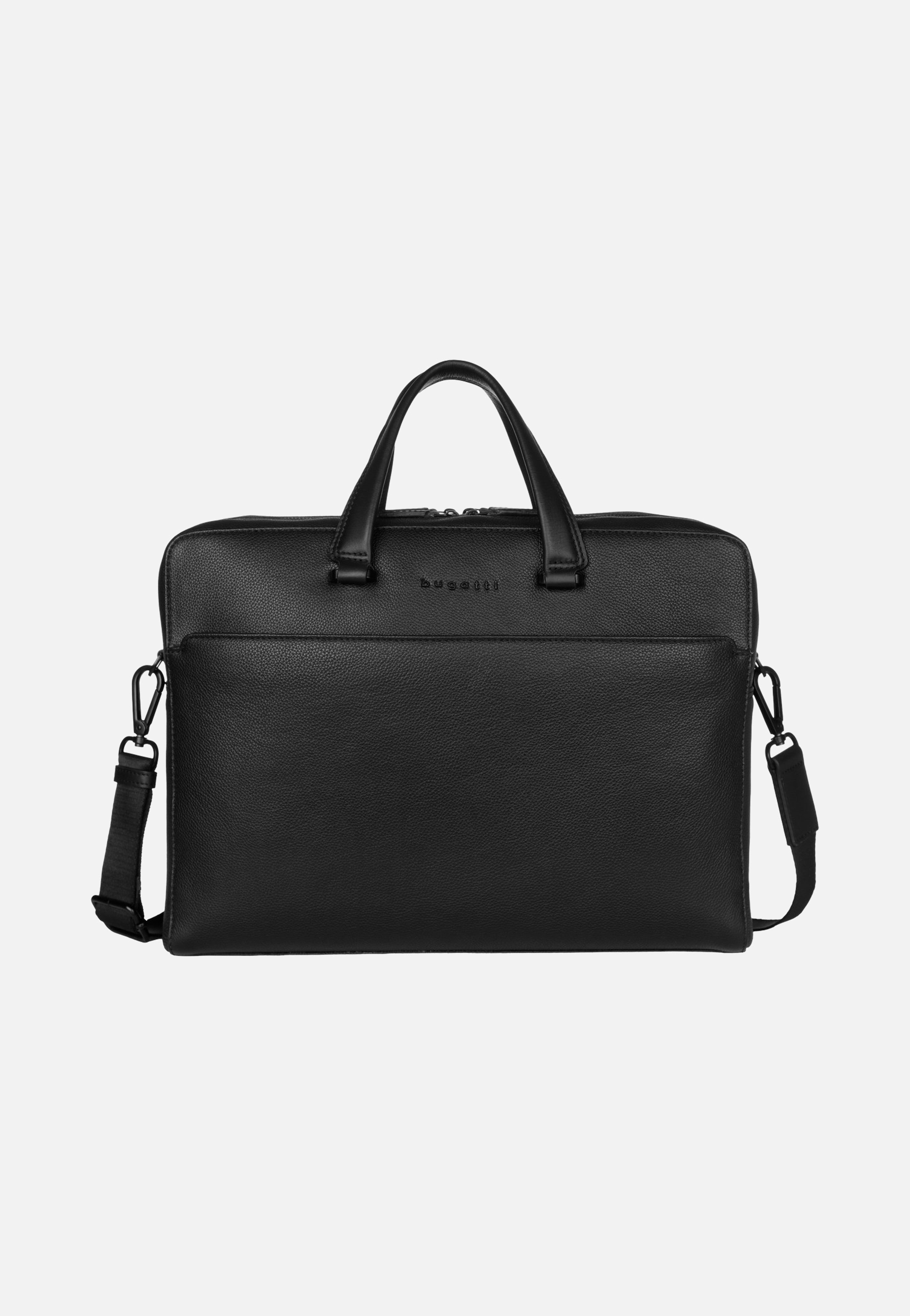 Bugatti Black Briefcase Large Black Briefcase
