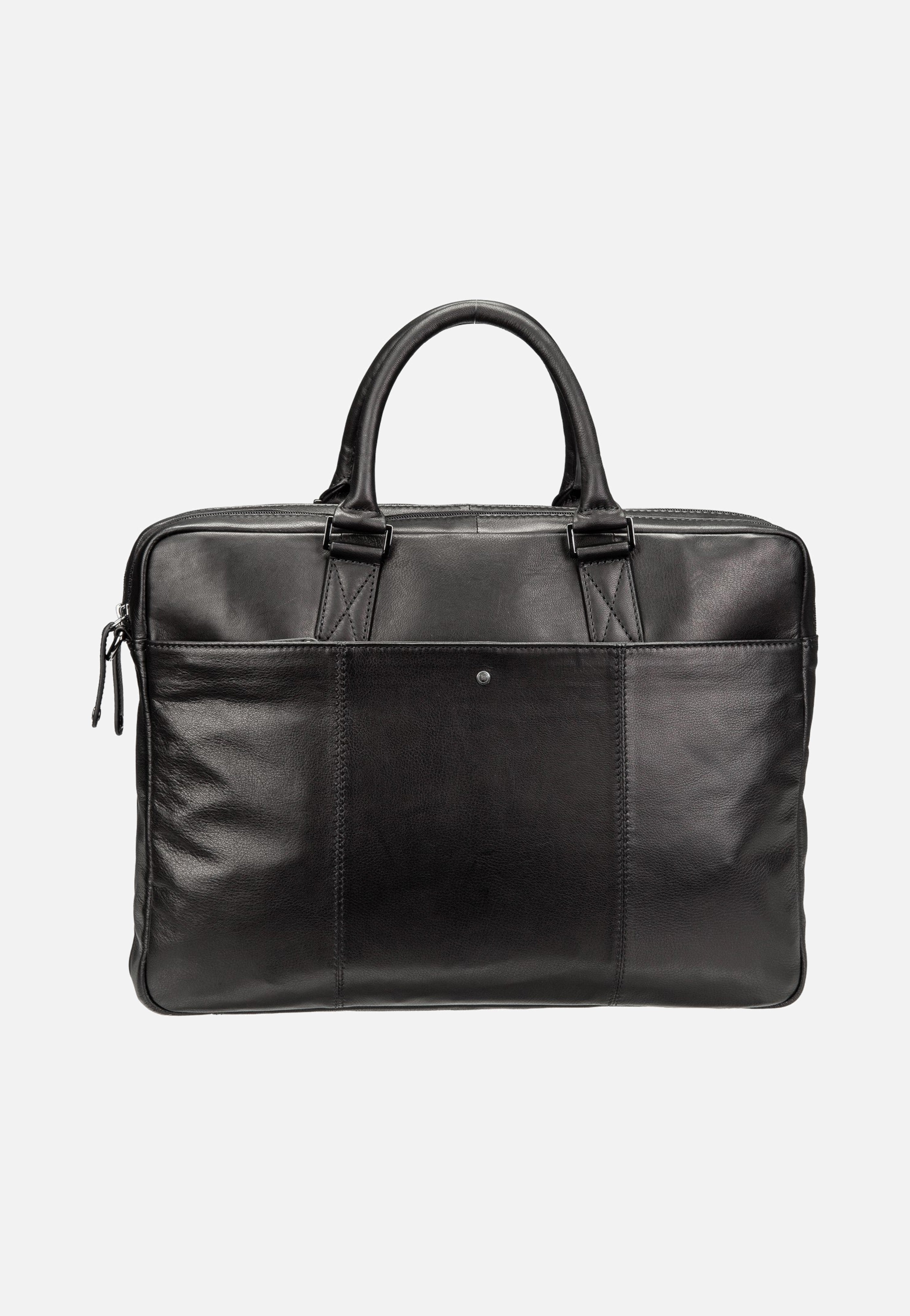 Bugatti Black Magic Briefcase Large Black Briefcase