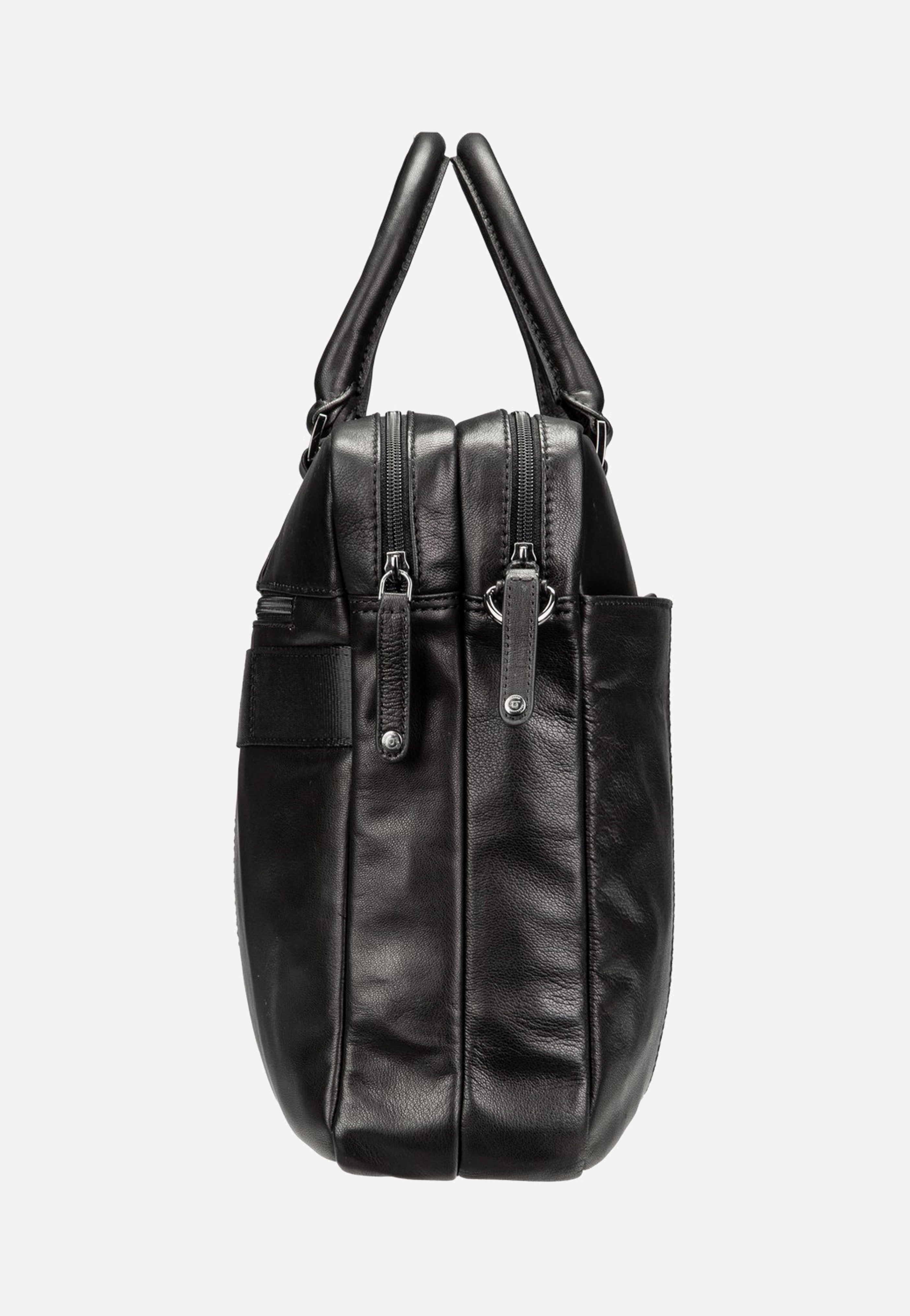 Bugatti Black Magic Briefcase Large Black Briefcase