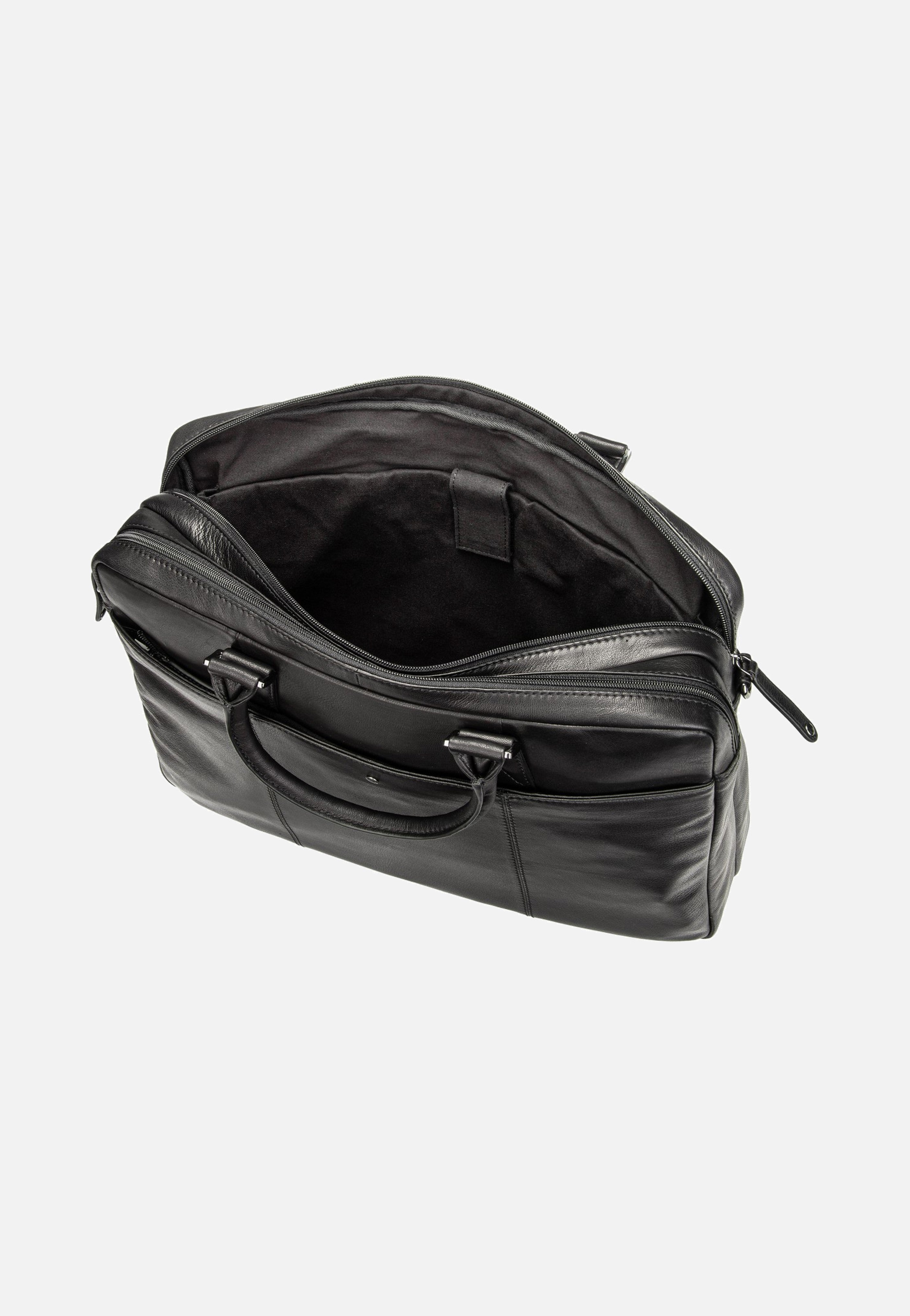 Bugatti Black Magic Briefcase Large Black Briefcase