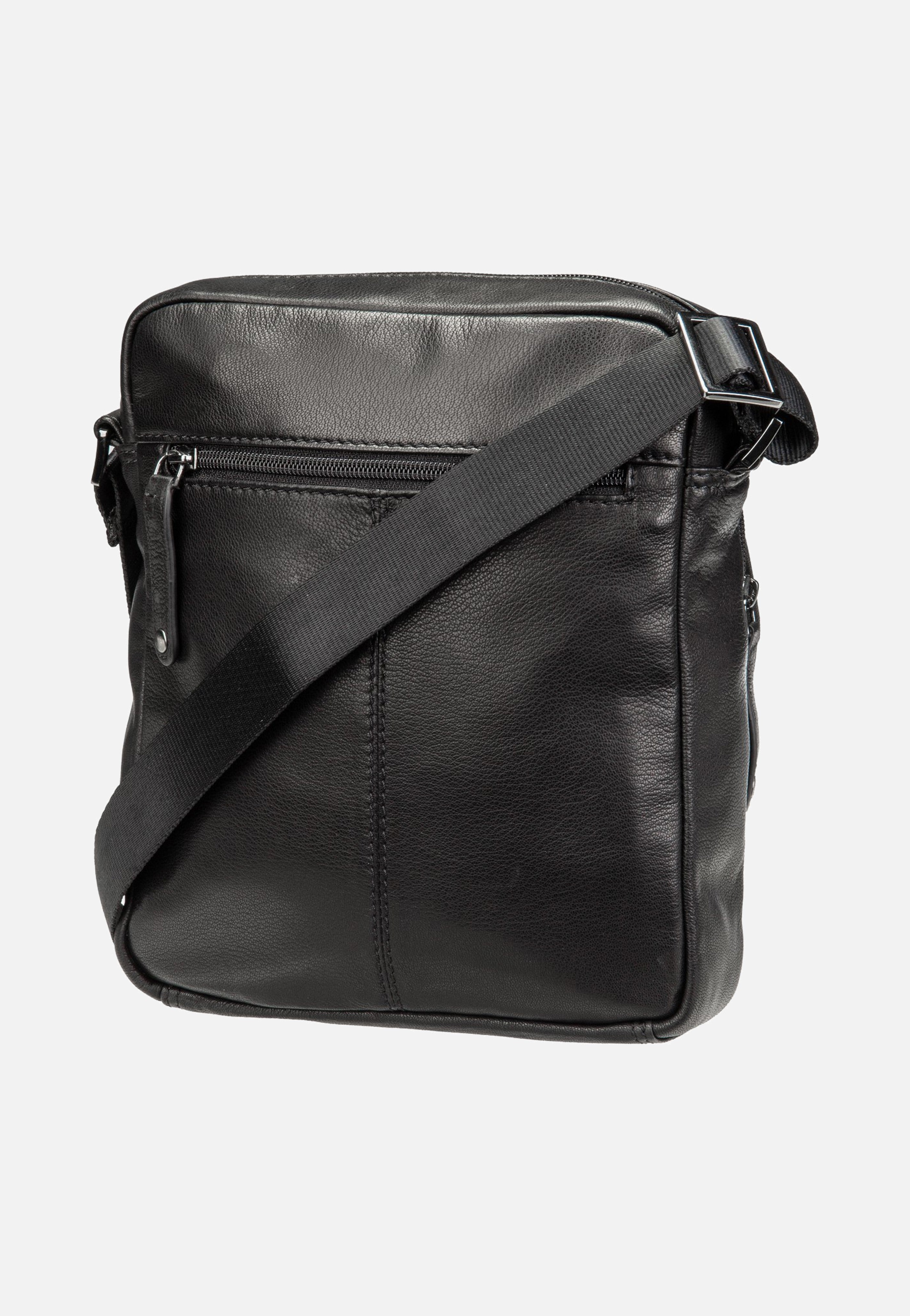 Bugatti Black Magic Shoulder Bag Large Black Crossbody Bag