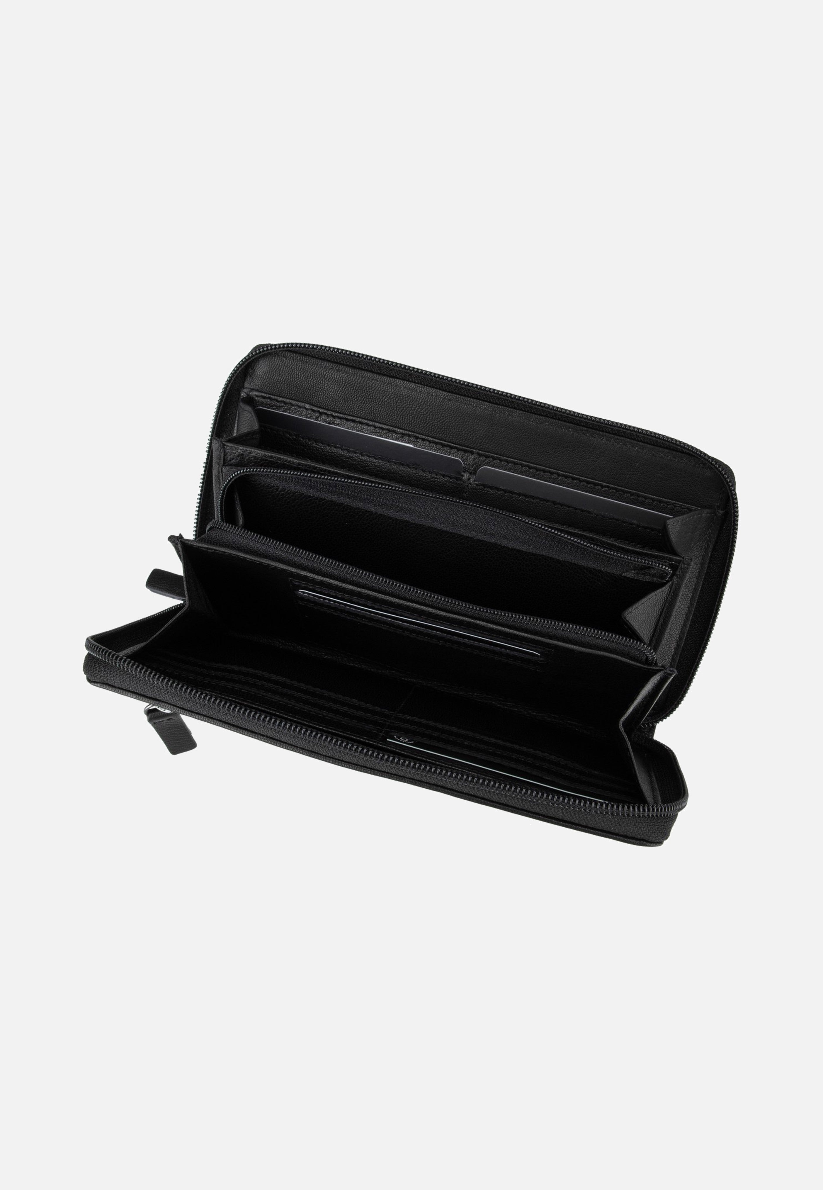 Bugatti - Black Magic Zip-Ladies Longwallet Black - Wallet | Women-Image