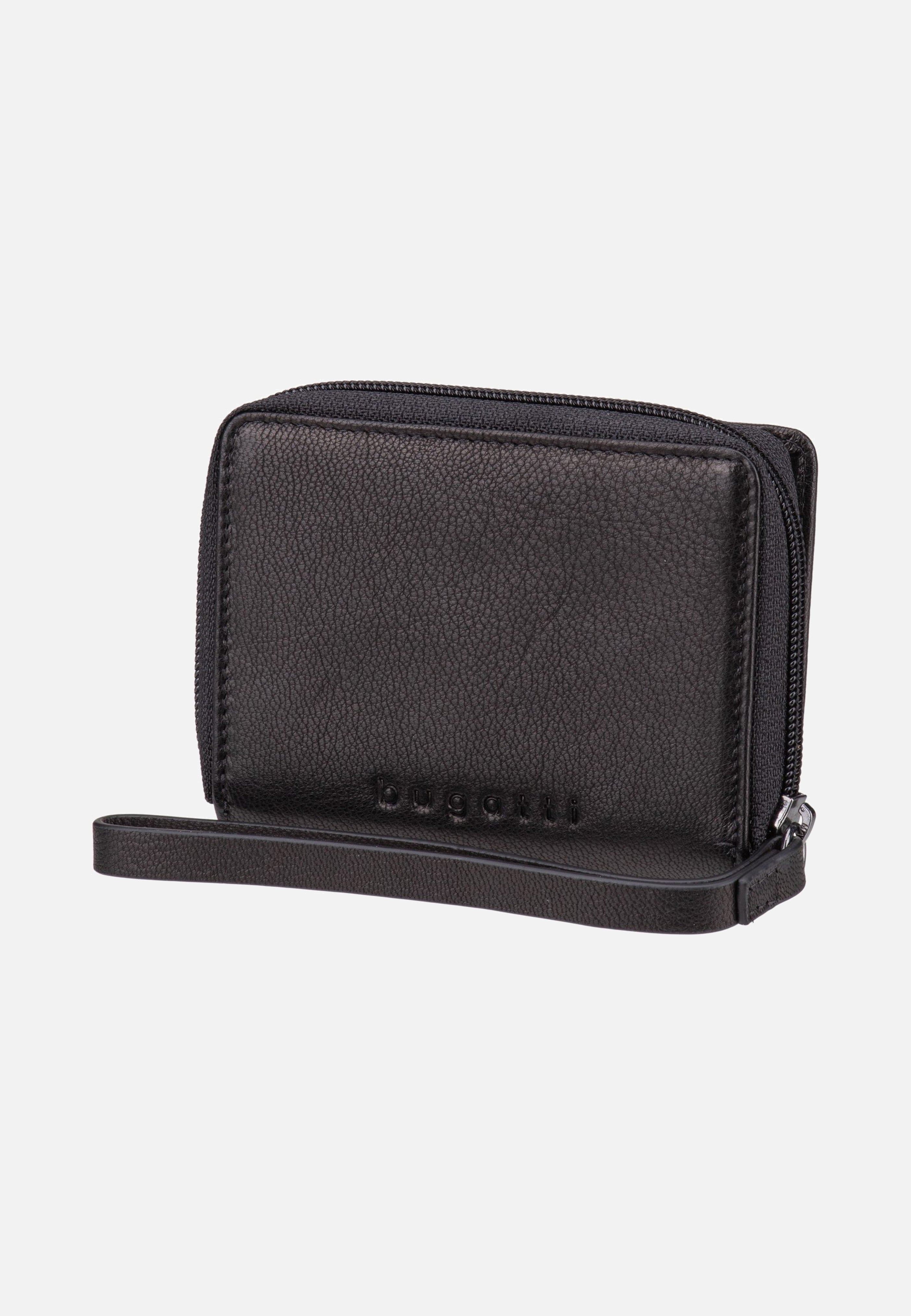 Bugatti Black Magic Zip Wallet Black Wallet