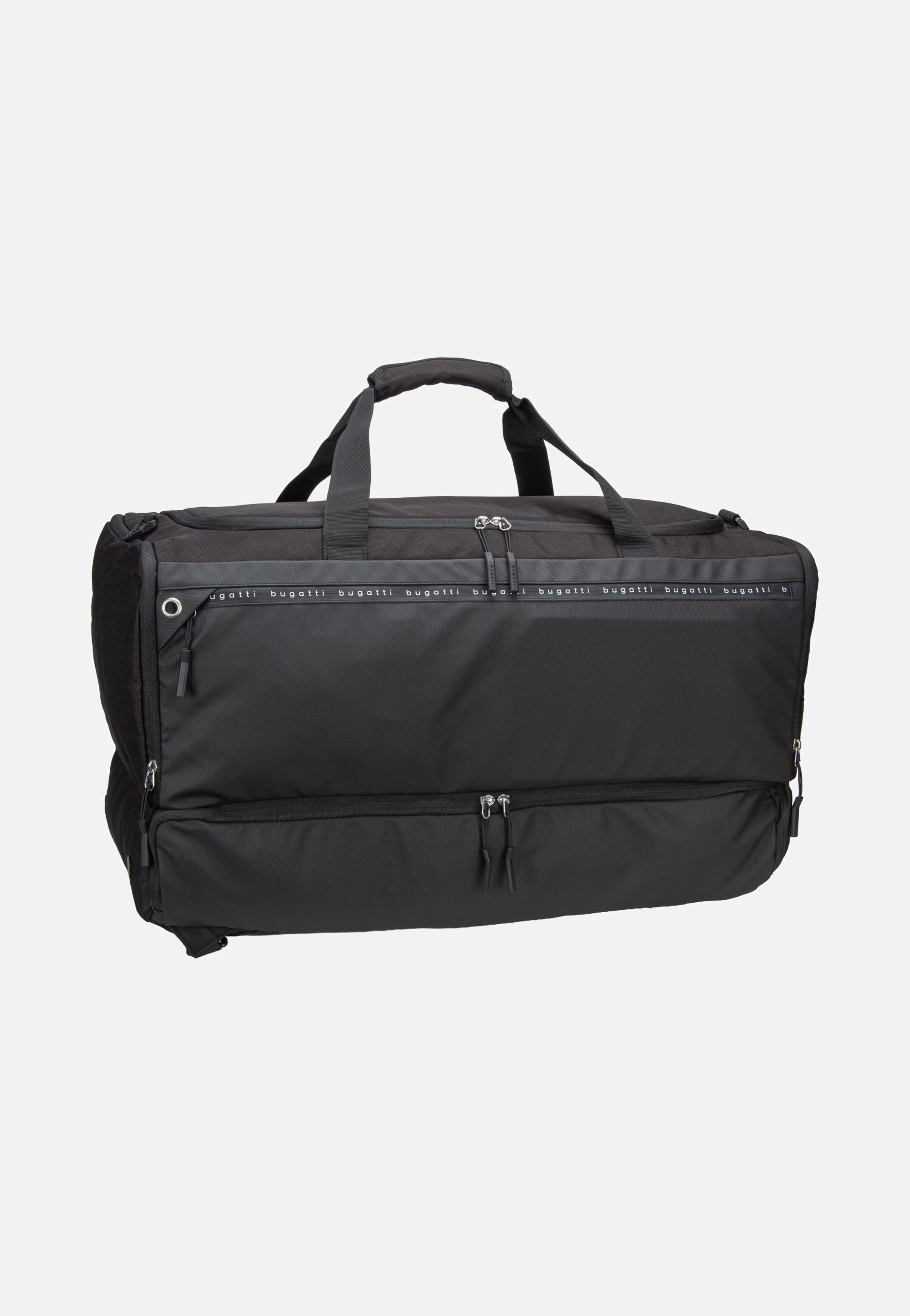 Bugatti Blanc Delight Weekender 2 In 1 Black Weekender