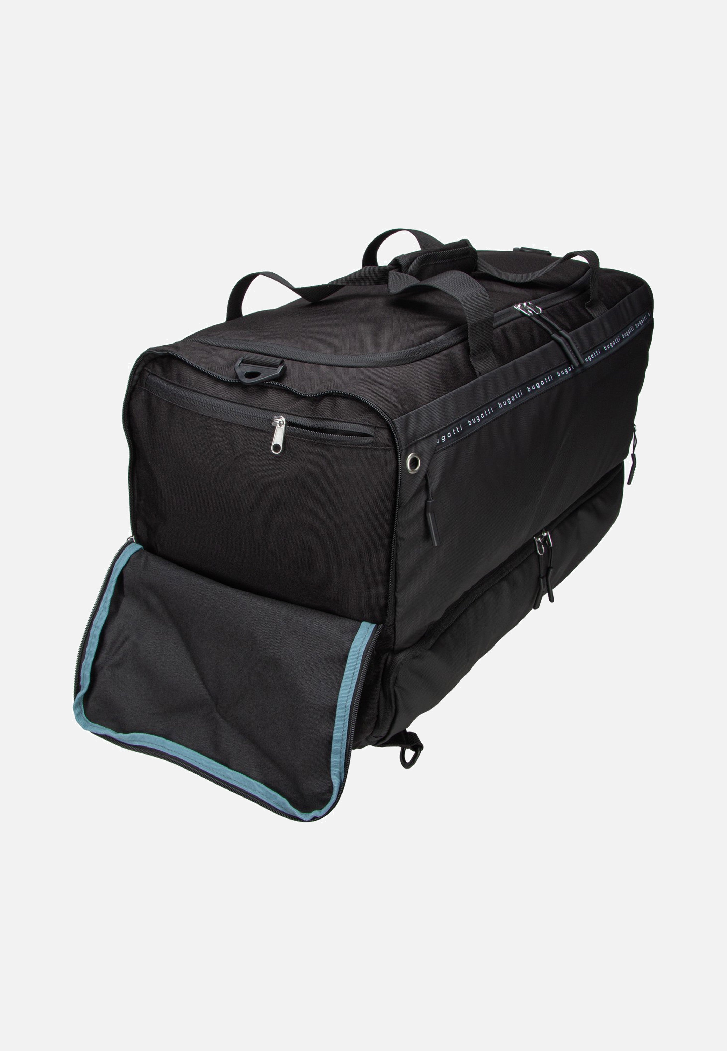 Bugatti Blanc Delight Weekender 2 In 1 Black Weekender