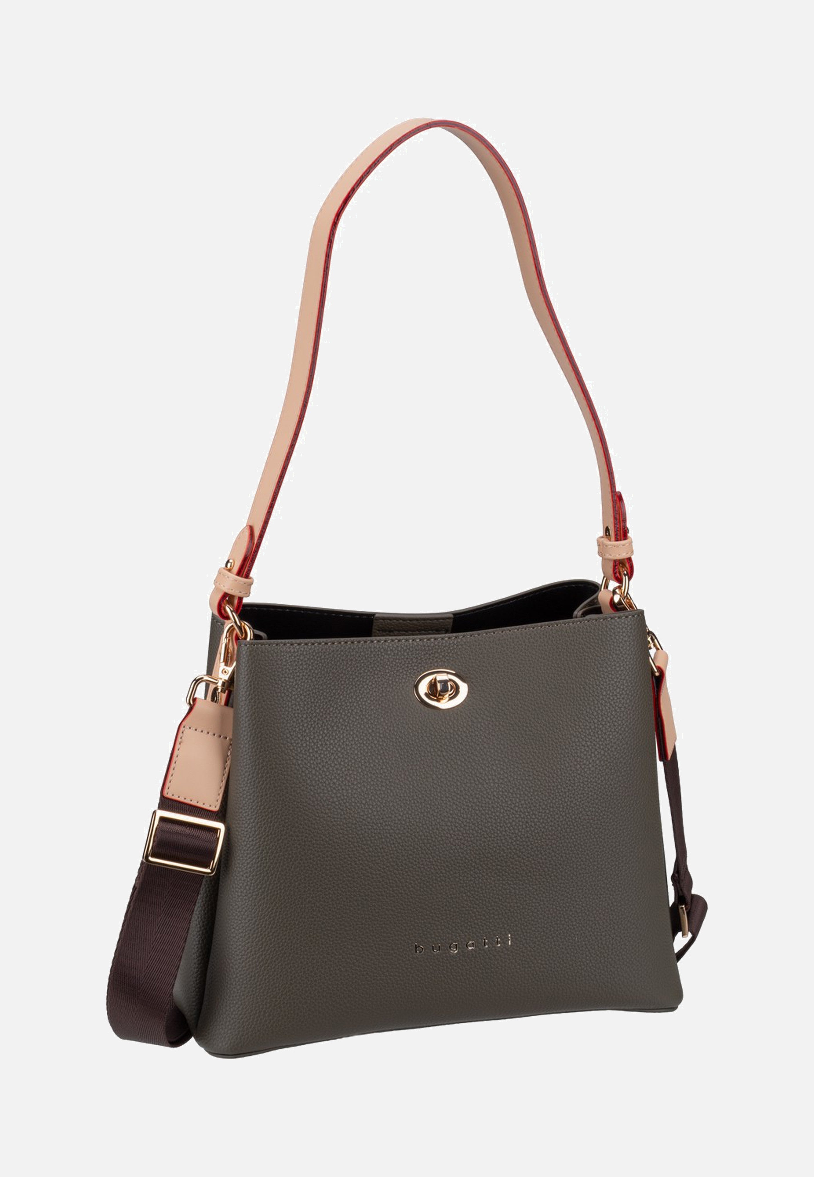 Bugatti Ella Ladies Bag Olive Hobo Bag
