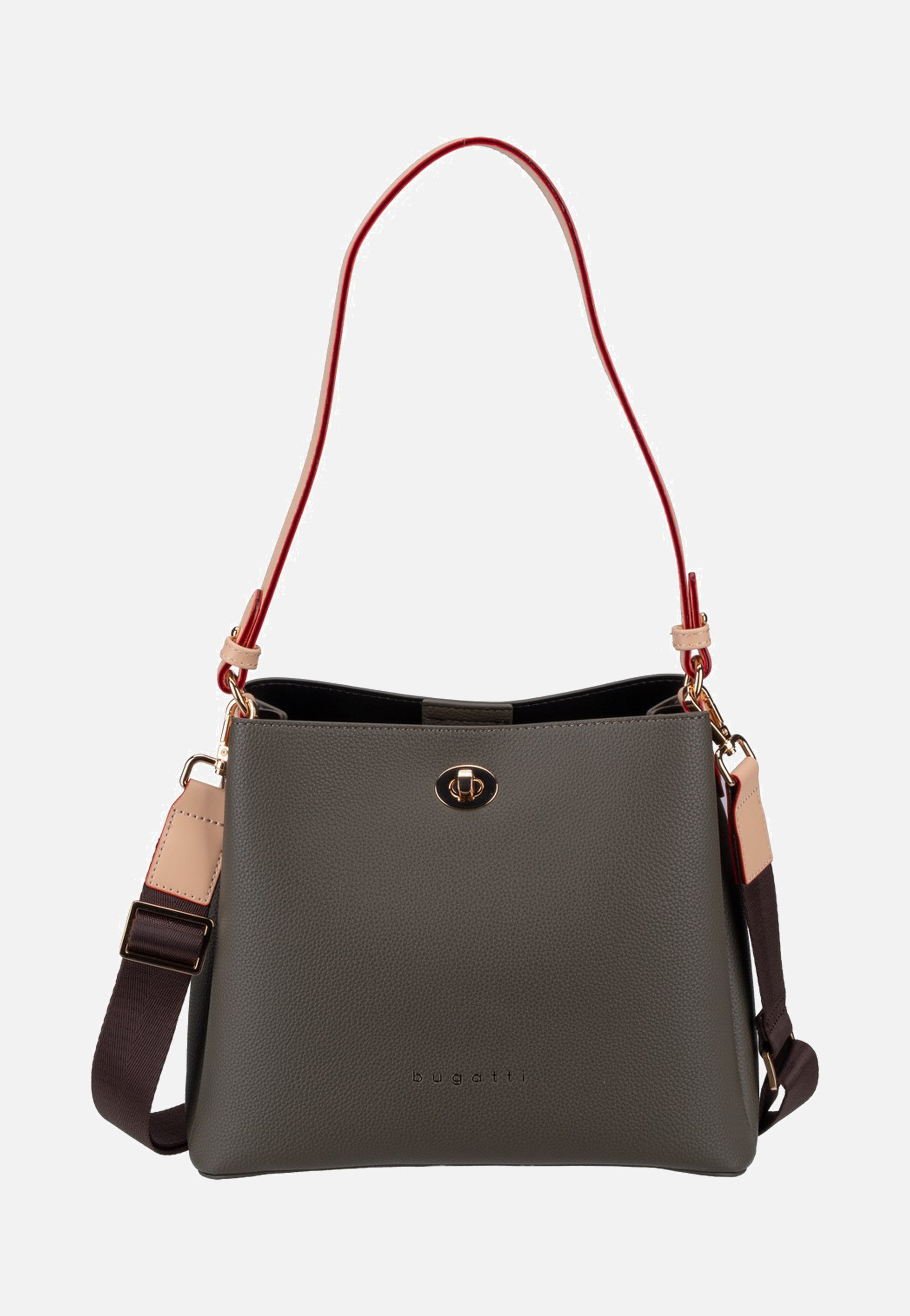 Bugatti Ella Ladies Bag Olive Hobo Bag