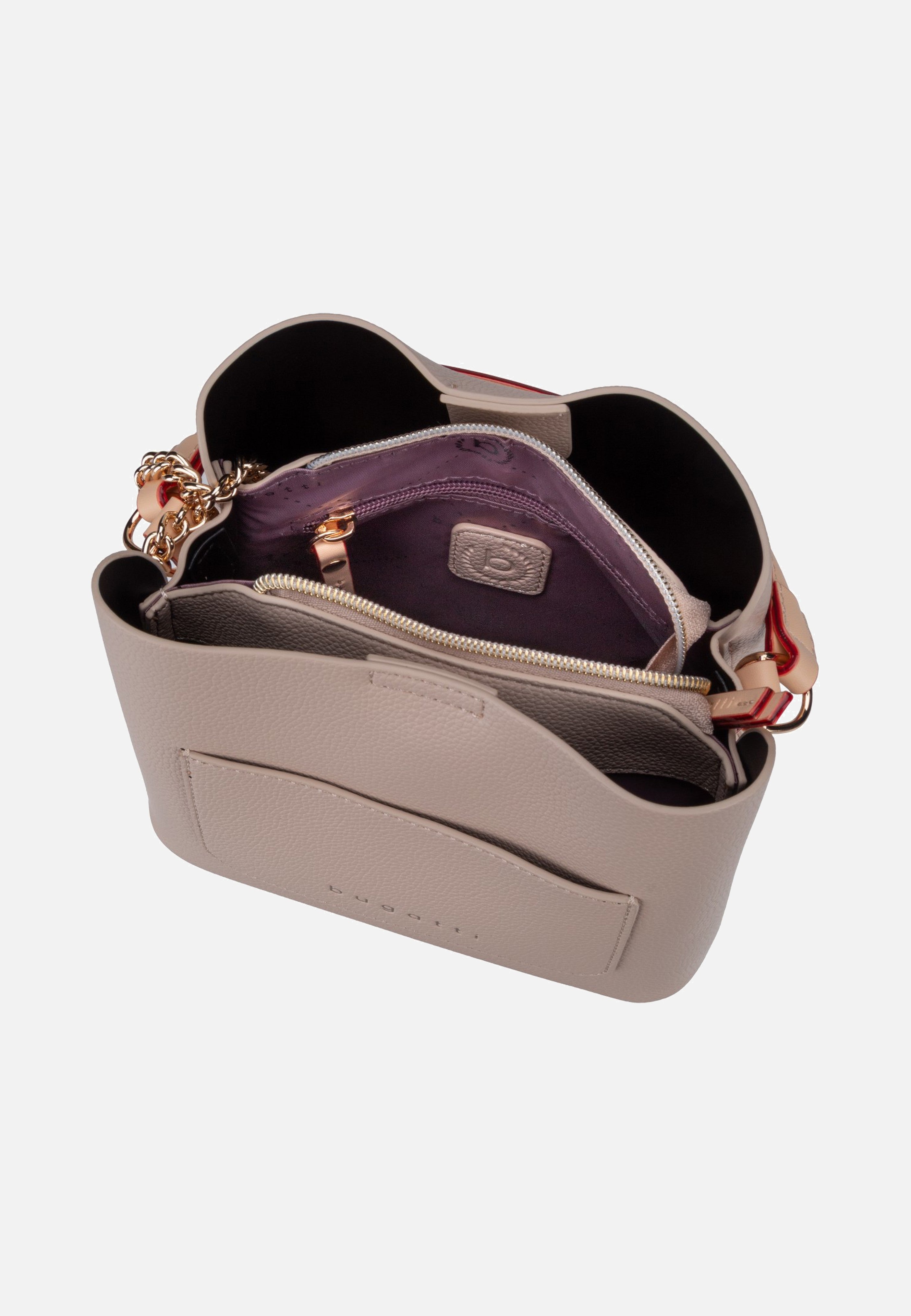 Bugatti Ella Top Handle Bag Beige Satchel