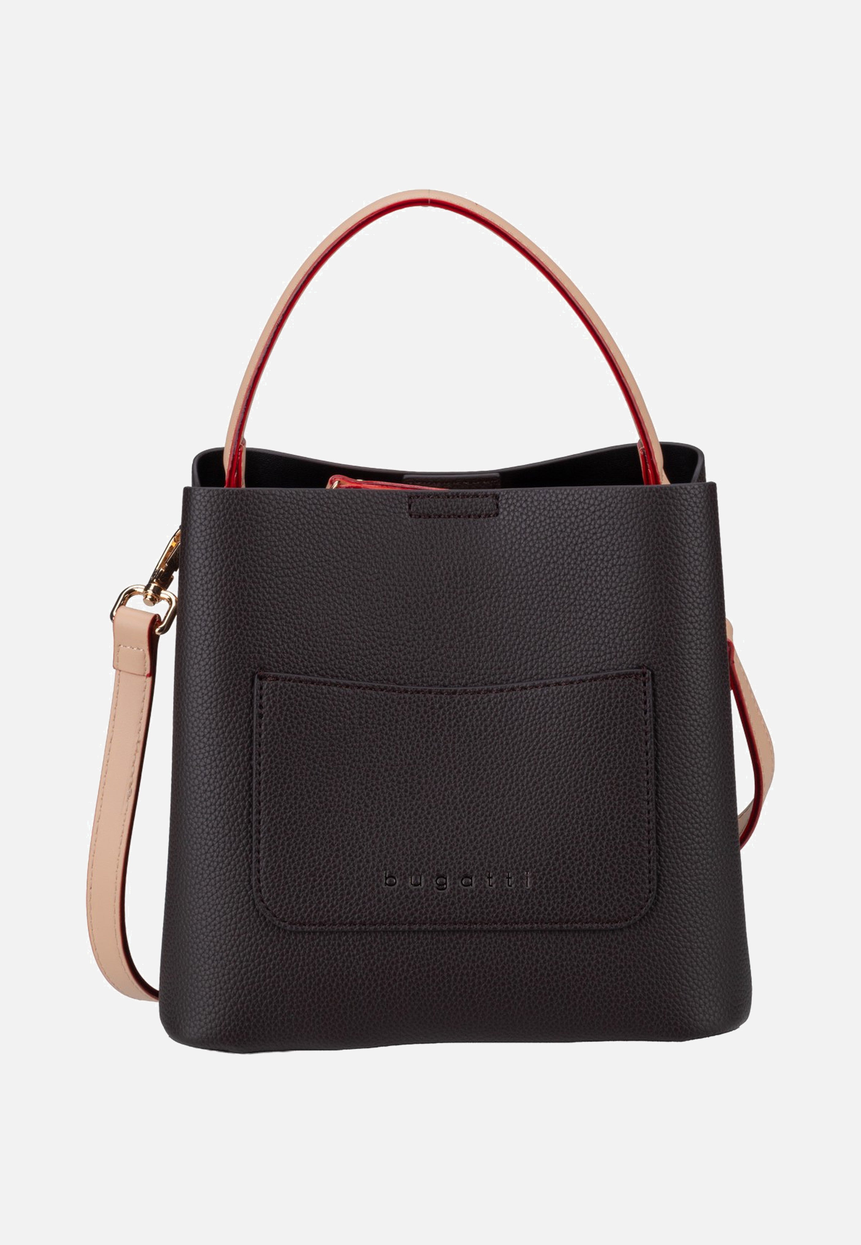 Bugatti Ella Top Handle Bag Darkbrown Satchel