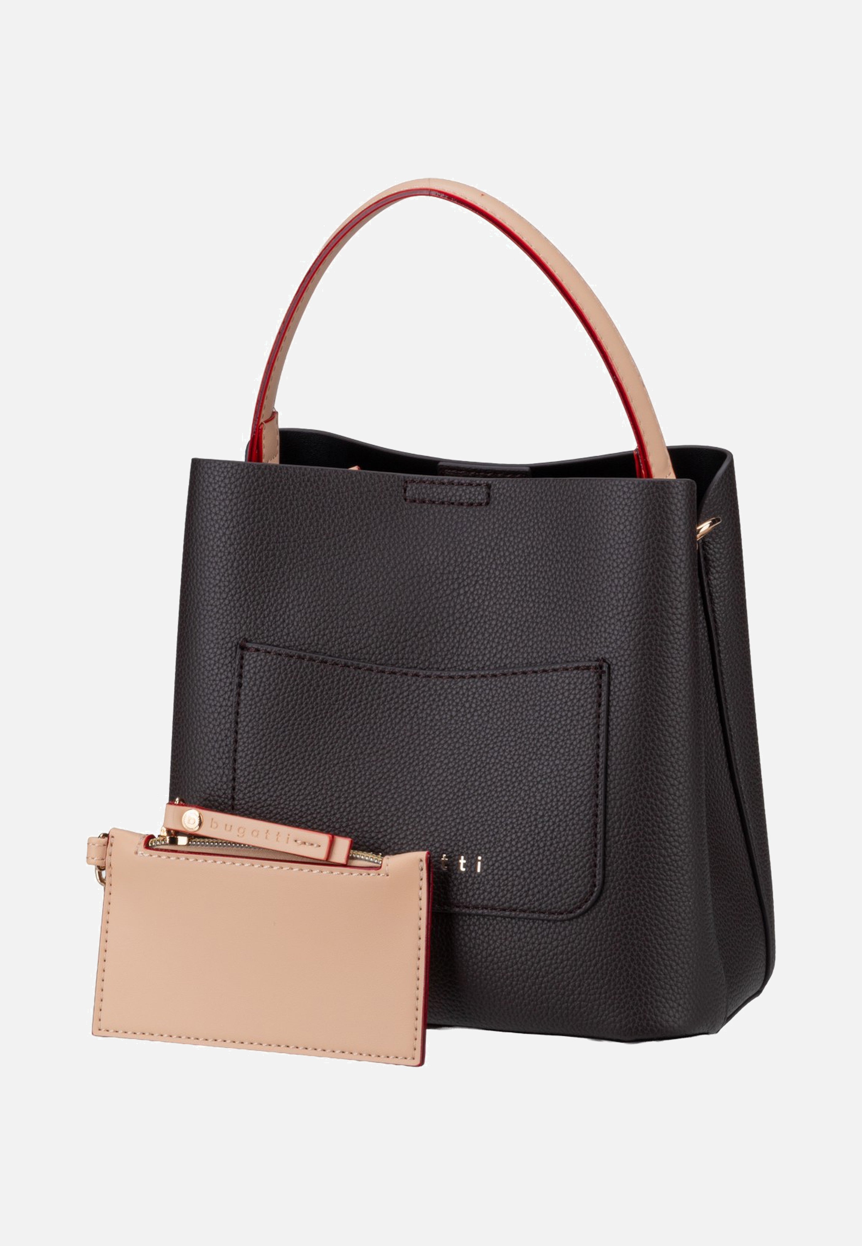 Bugatti Ella Top Handle Bag Darkbrown Satchel
