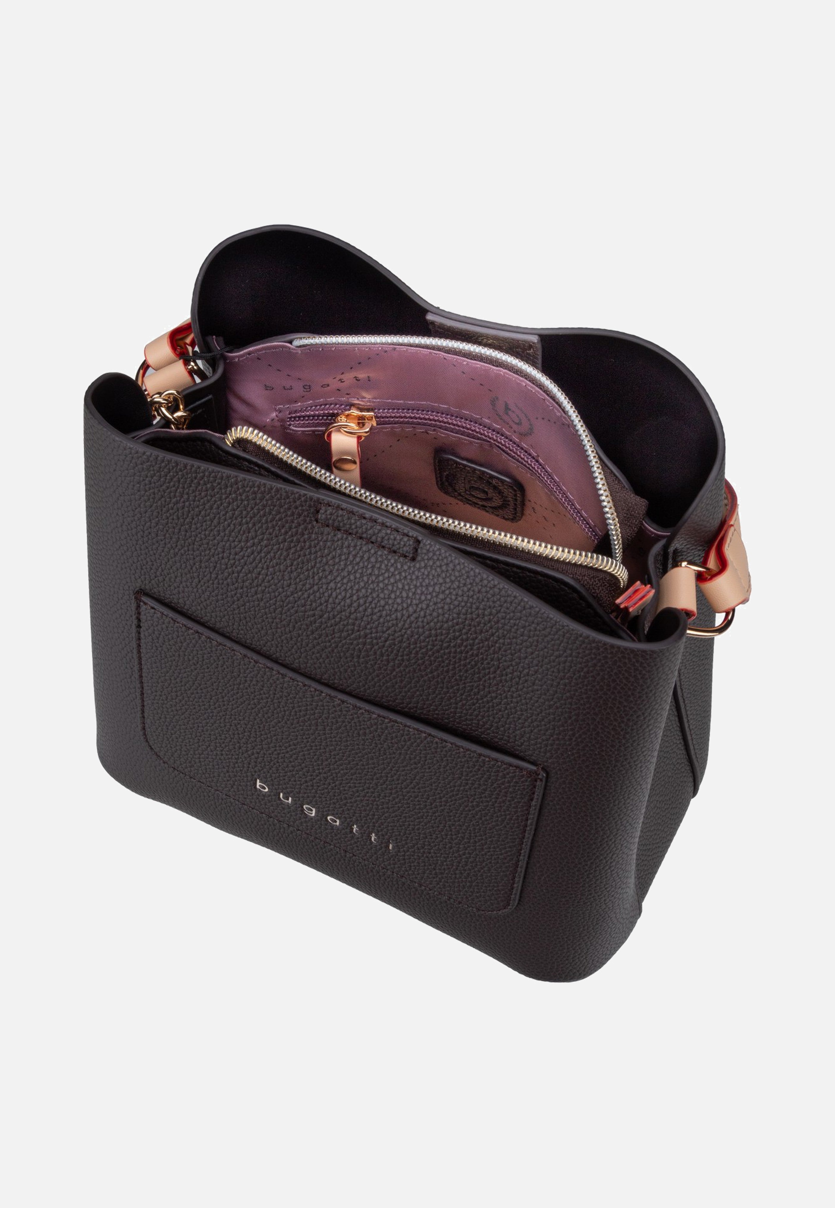 Bugatti Ella Top Handle Bag Darkbrown Satchel
