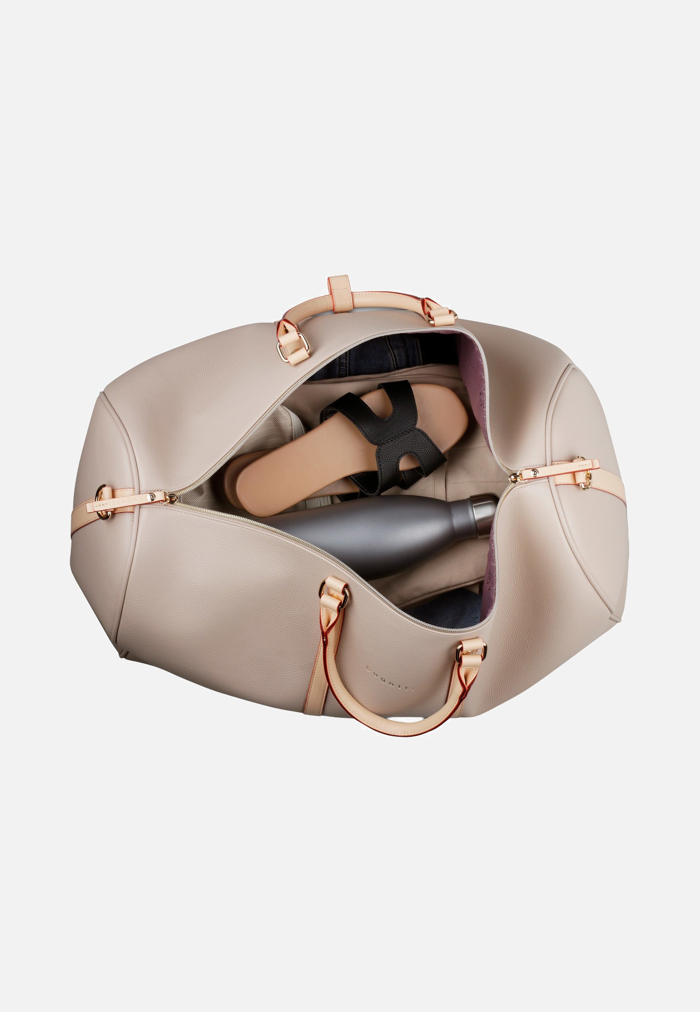 Bugatti Ella Travel Bag L Beige Weekender