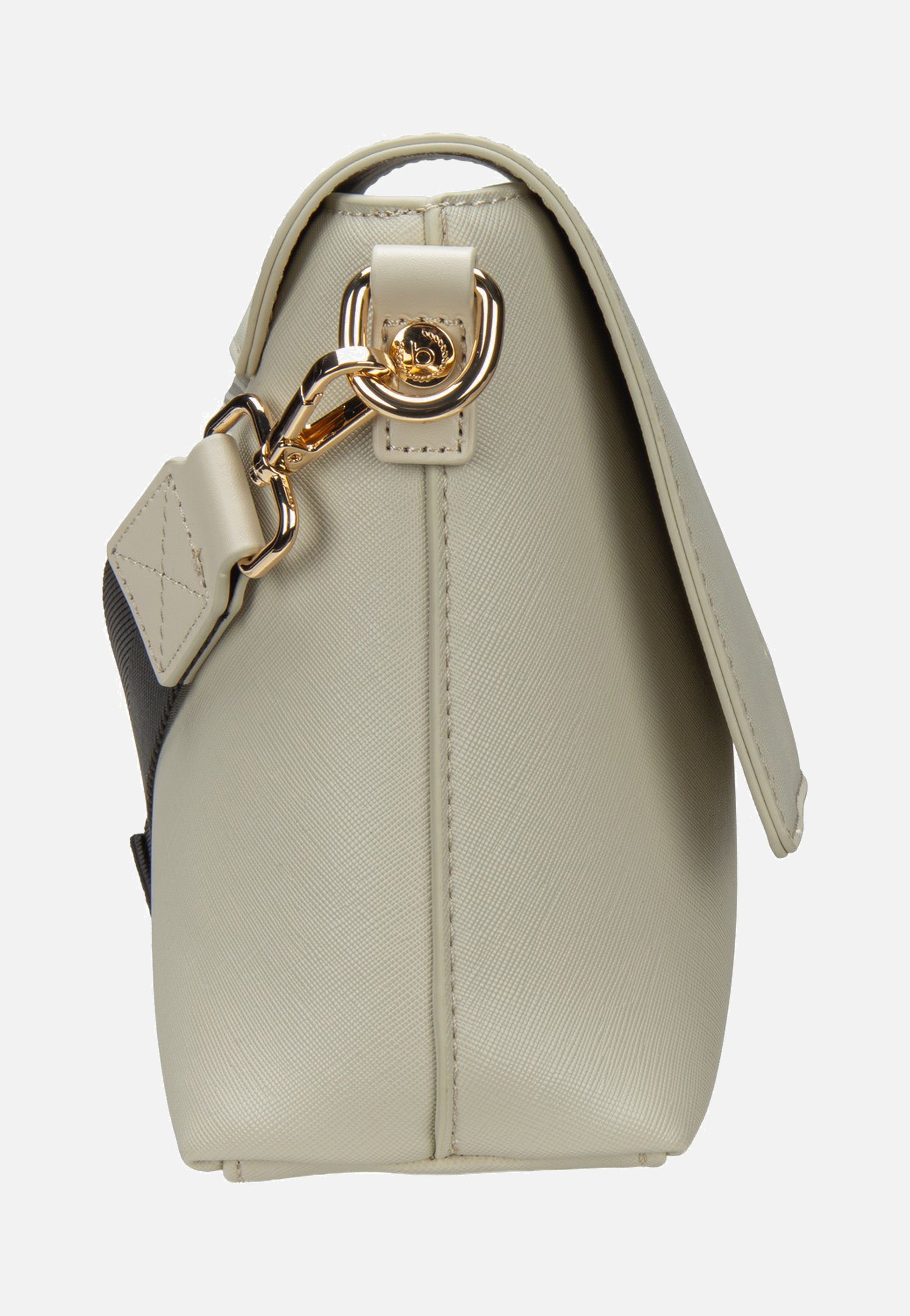 Bugatti Ella Saffiano Shoulder Bag Beige Shoulder Bag