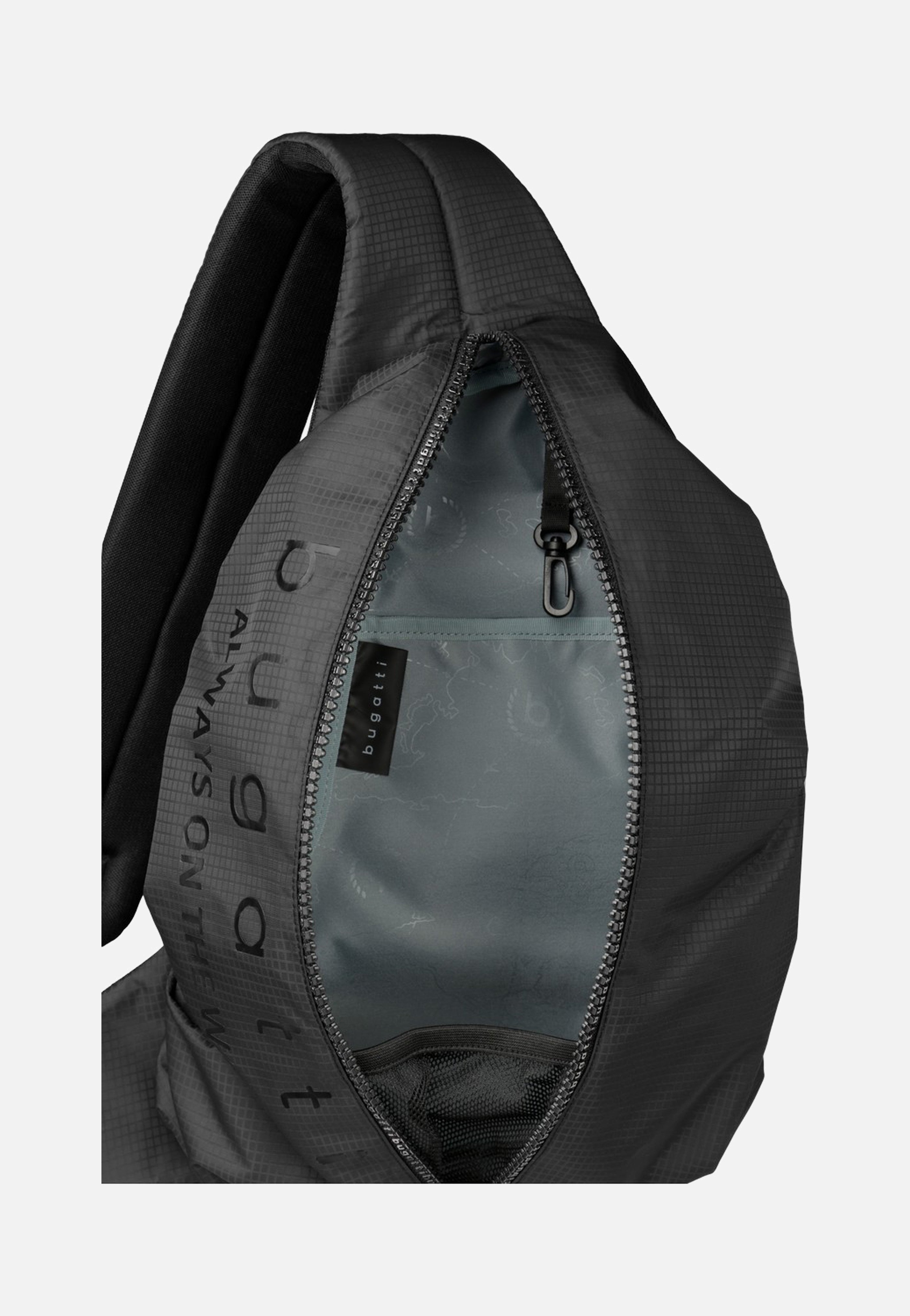 Bugatti Letter's Crossbody Black Sling Bag