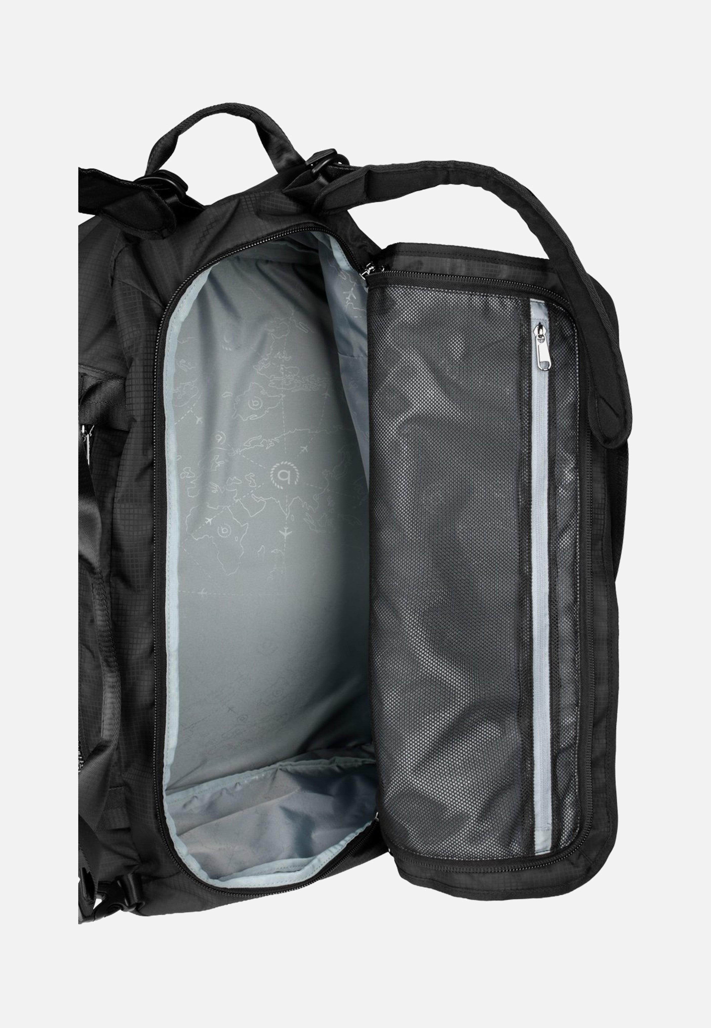 Bugatti Letter's Weekender 2 in 1 Black Weekender