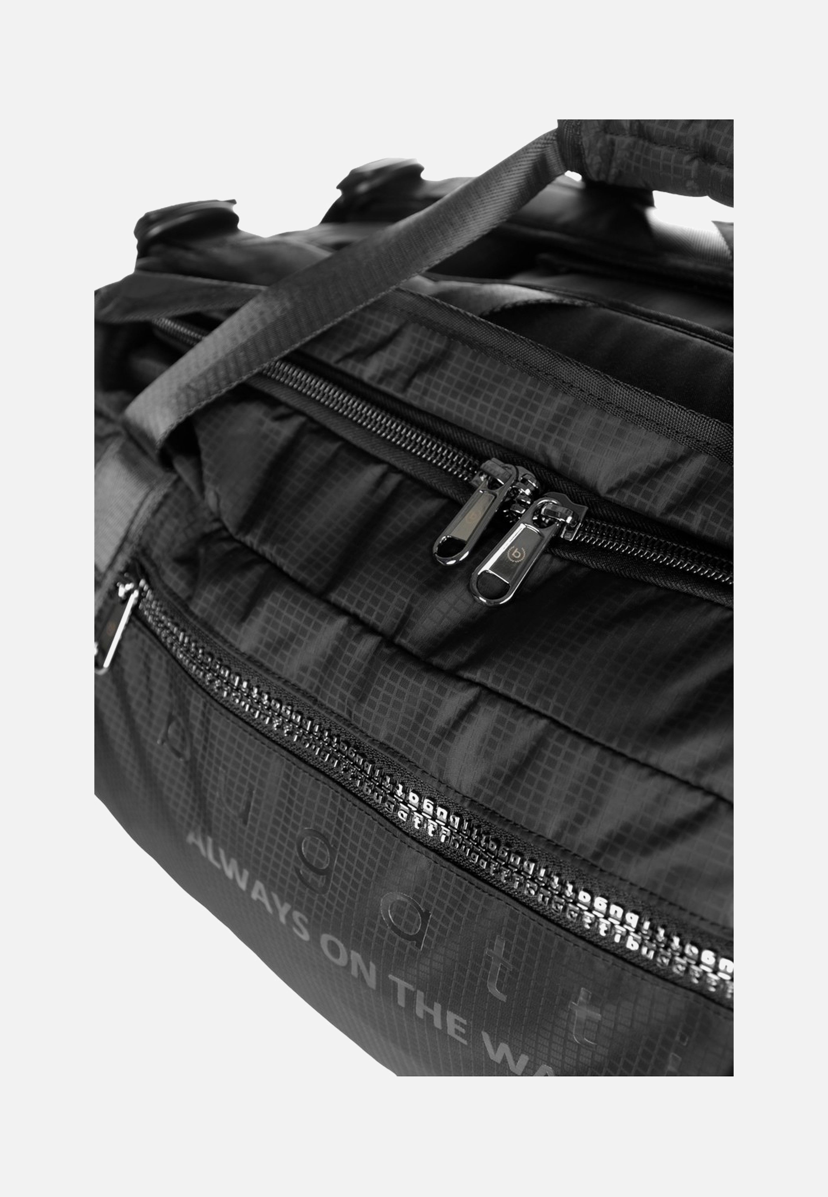 Bugatti Letter's Weekender 2 in 1 Black Weekender