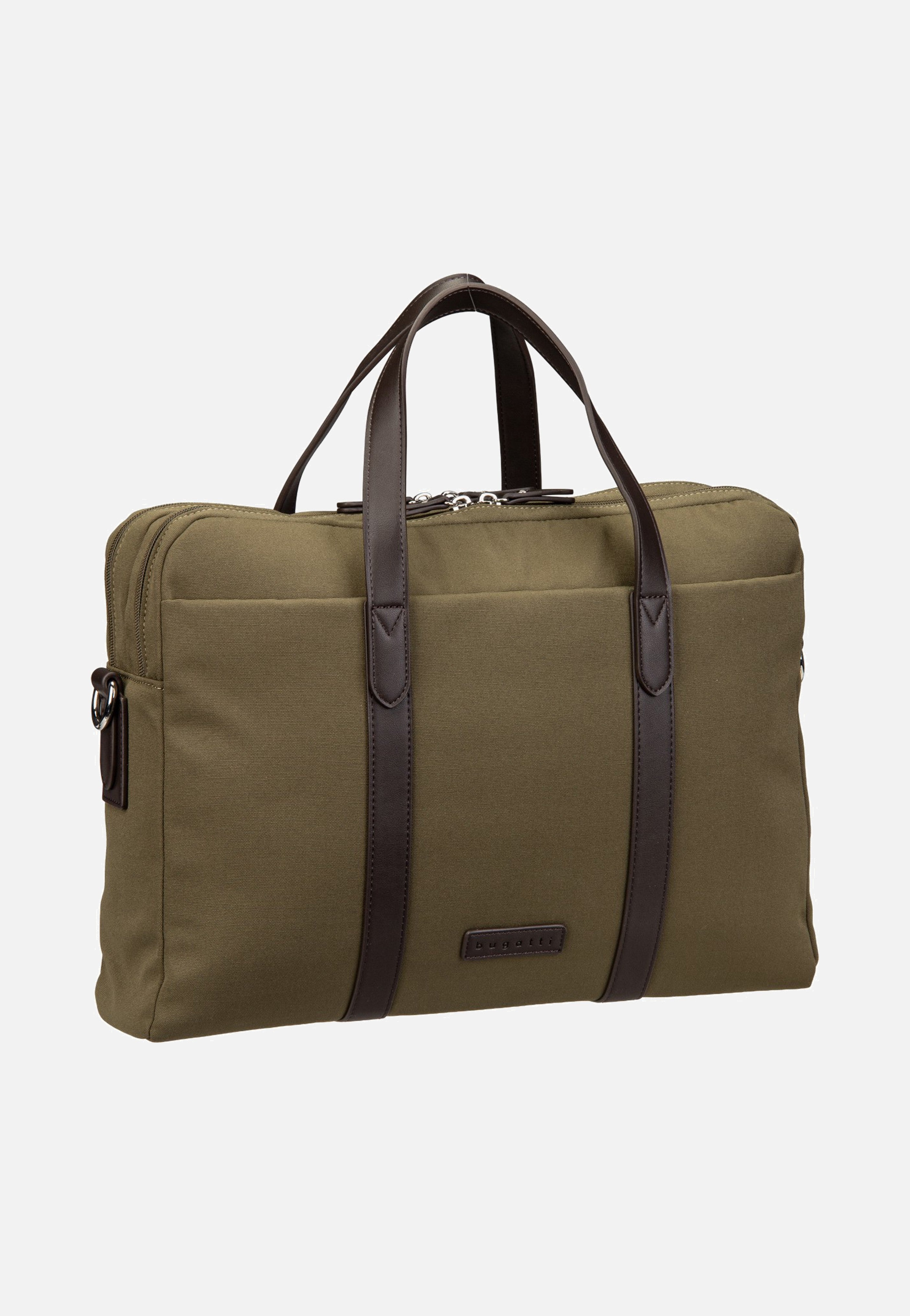 Bugatti Maro Business Bag L Olive Briefcase