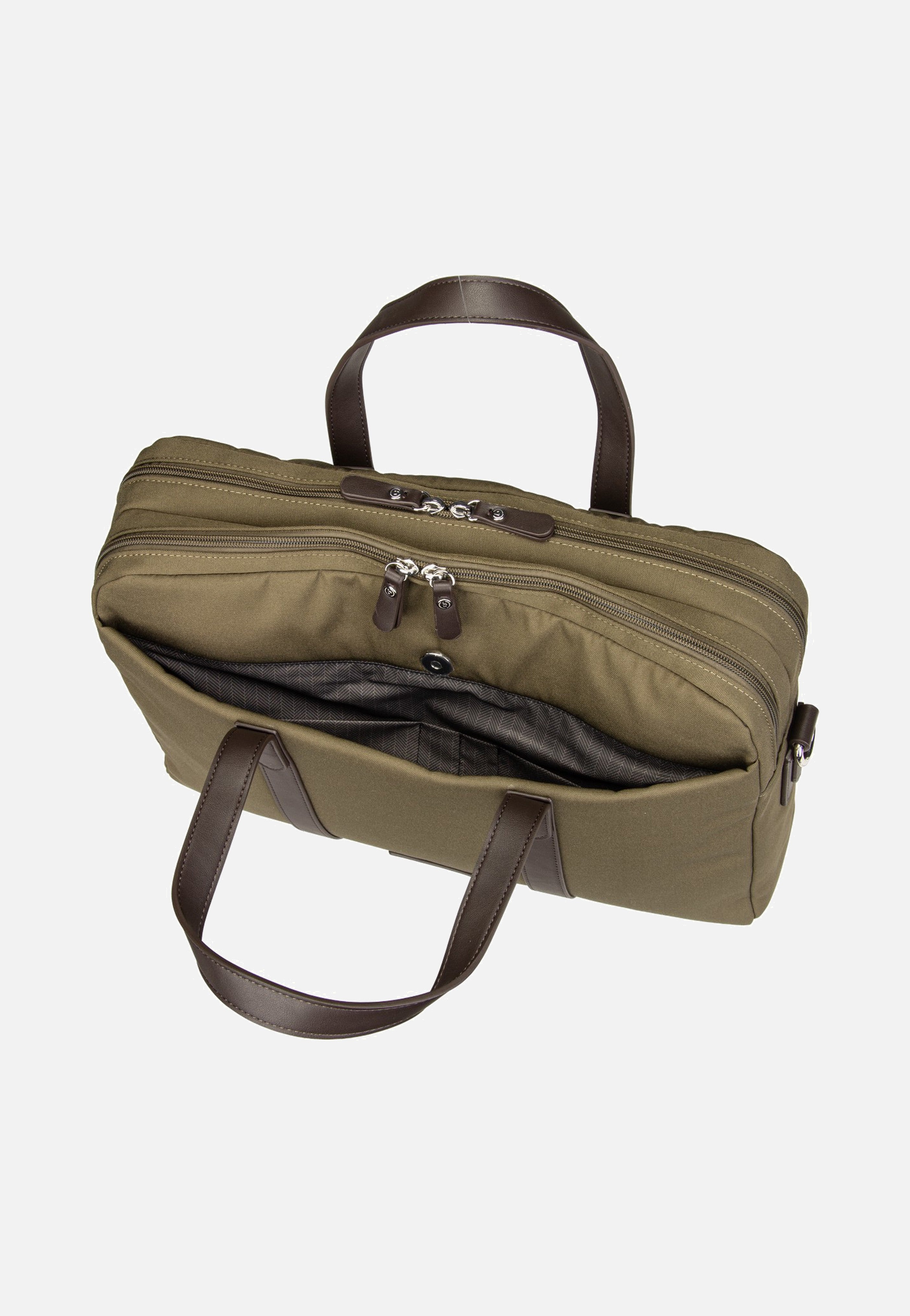 Bugatti Maro Business Bag L Olive Briefcase