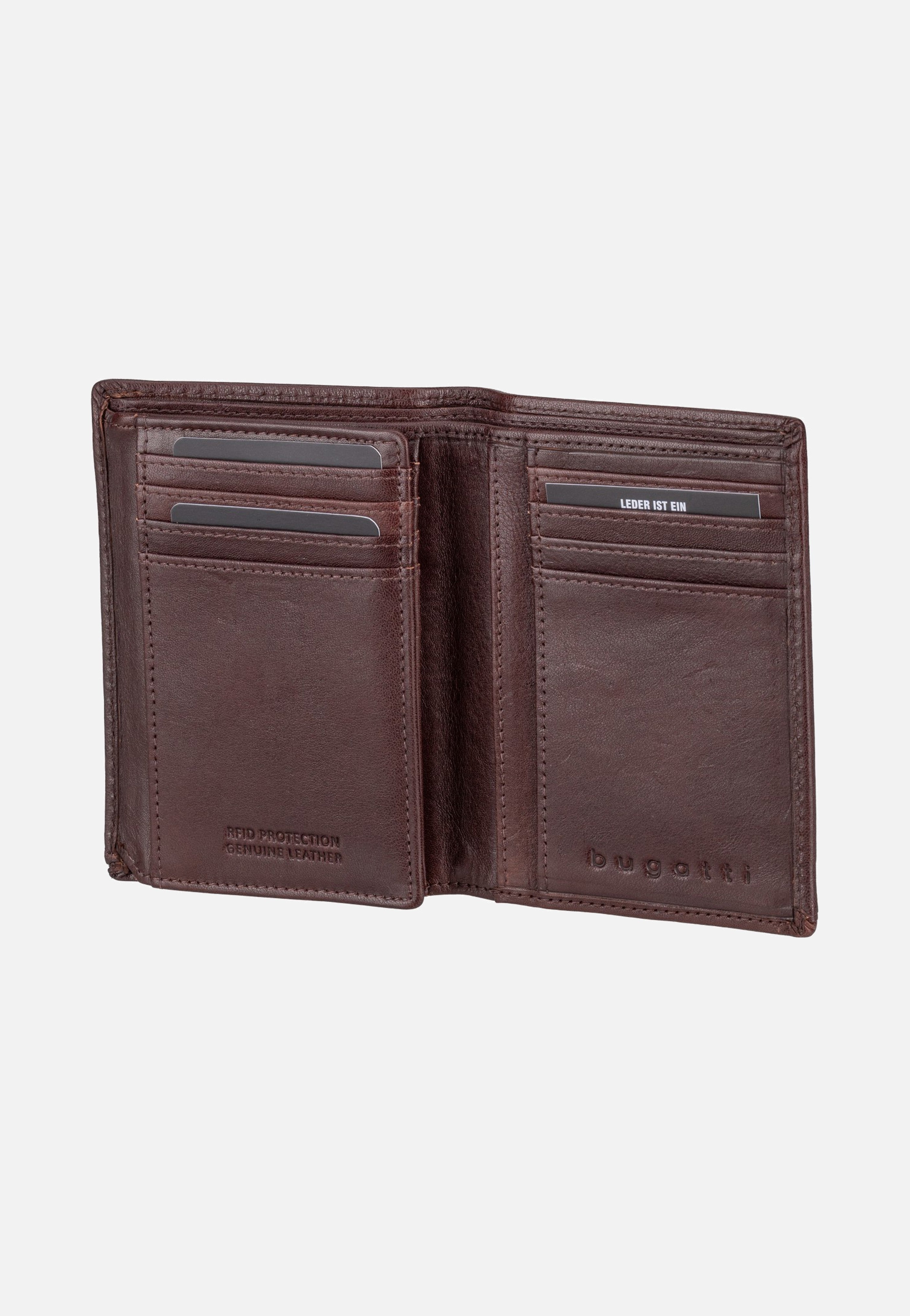 Bugatti Neaples Upright Wallet Brown Wallet
