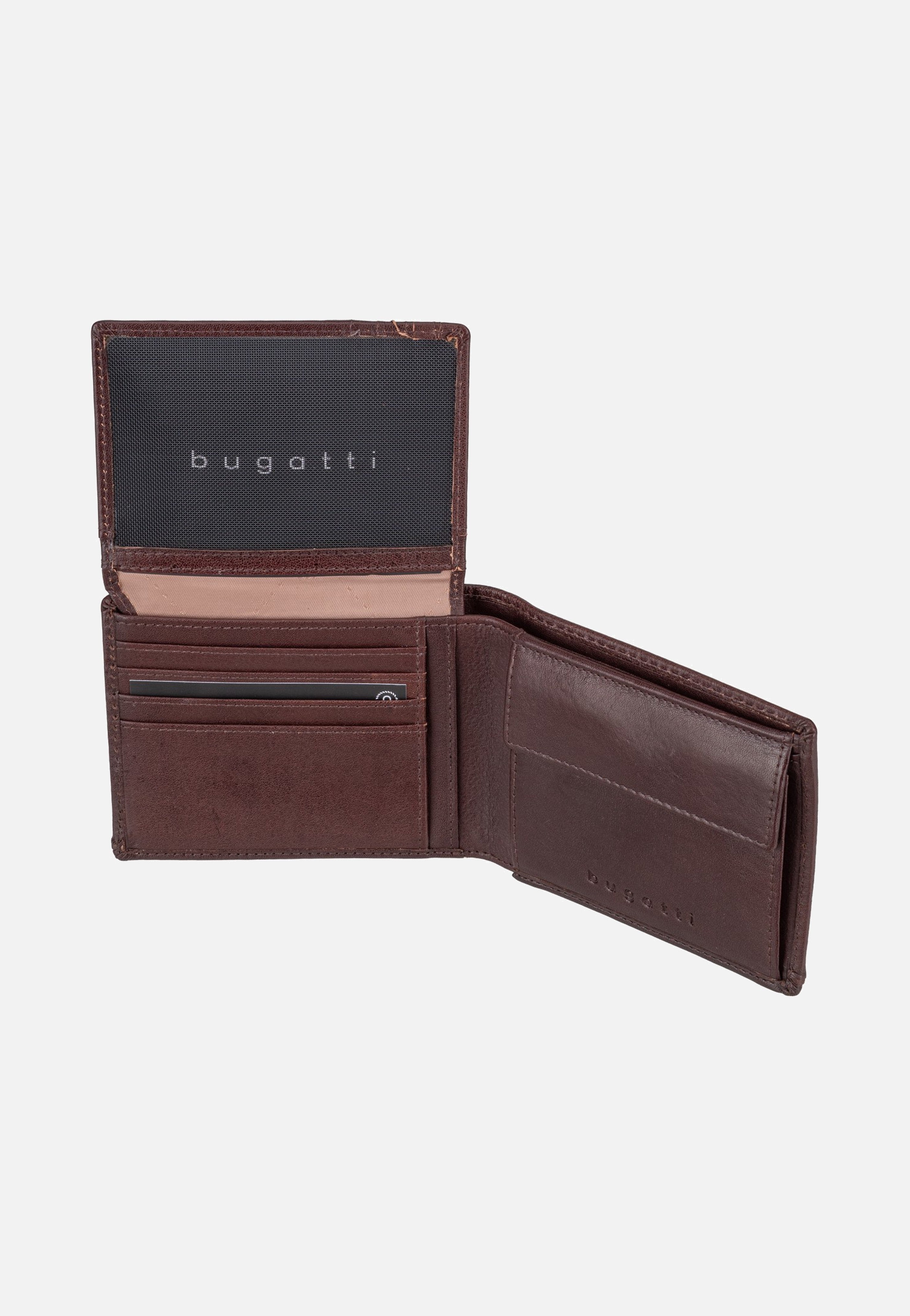 Bugatti Neaples Wallet With Flap Brown Wallet