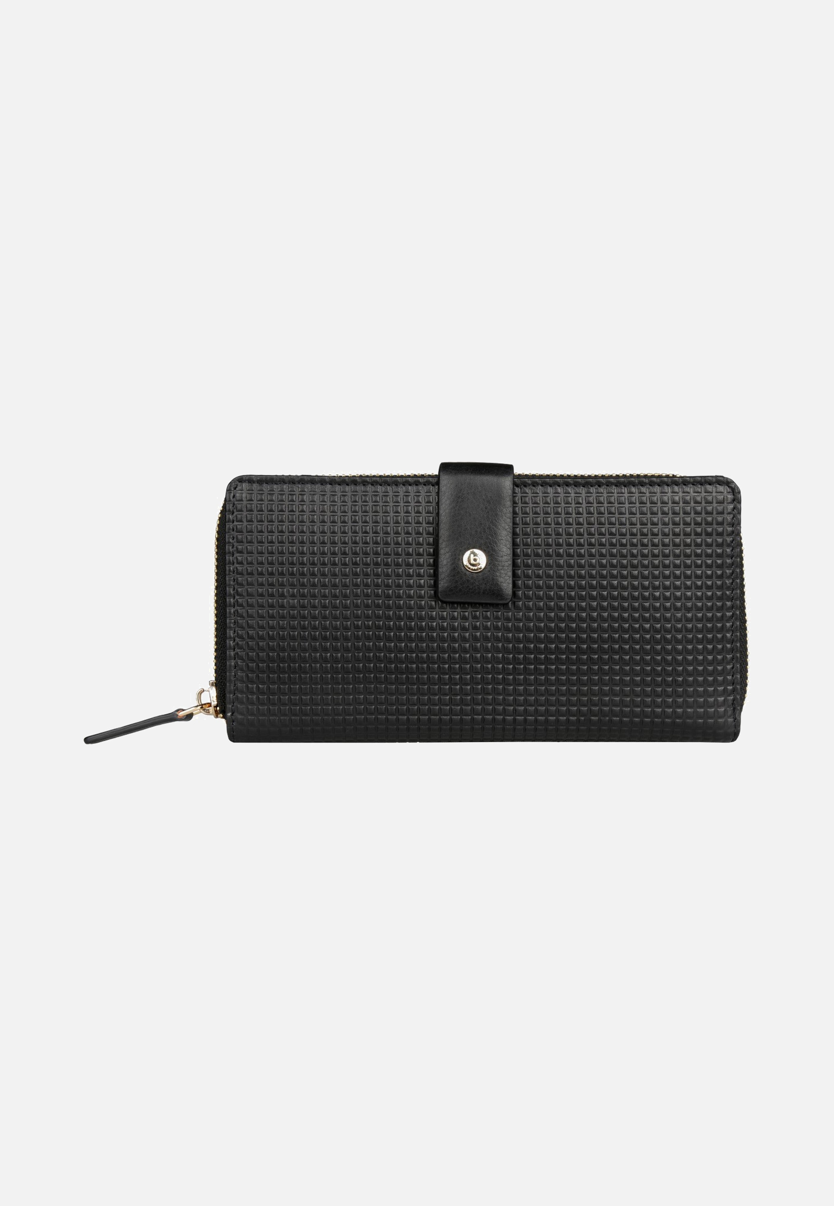 Bugatti Noemi Ladies Long Zip Wallet Black Wallet