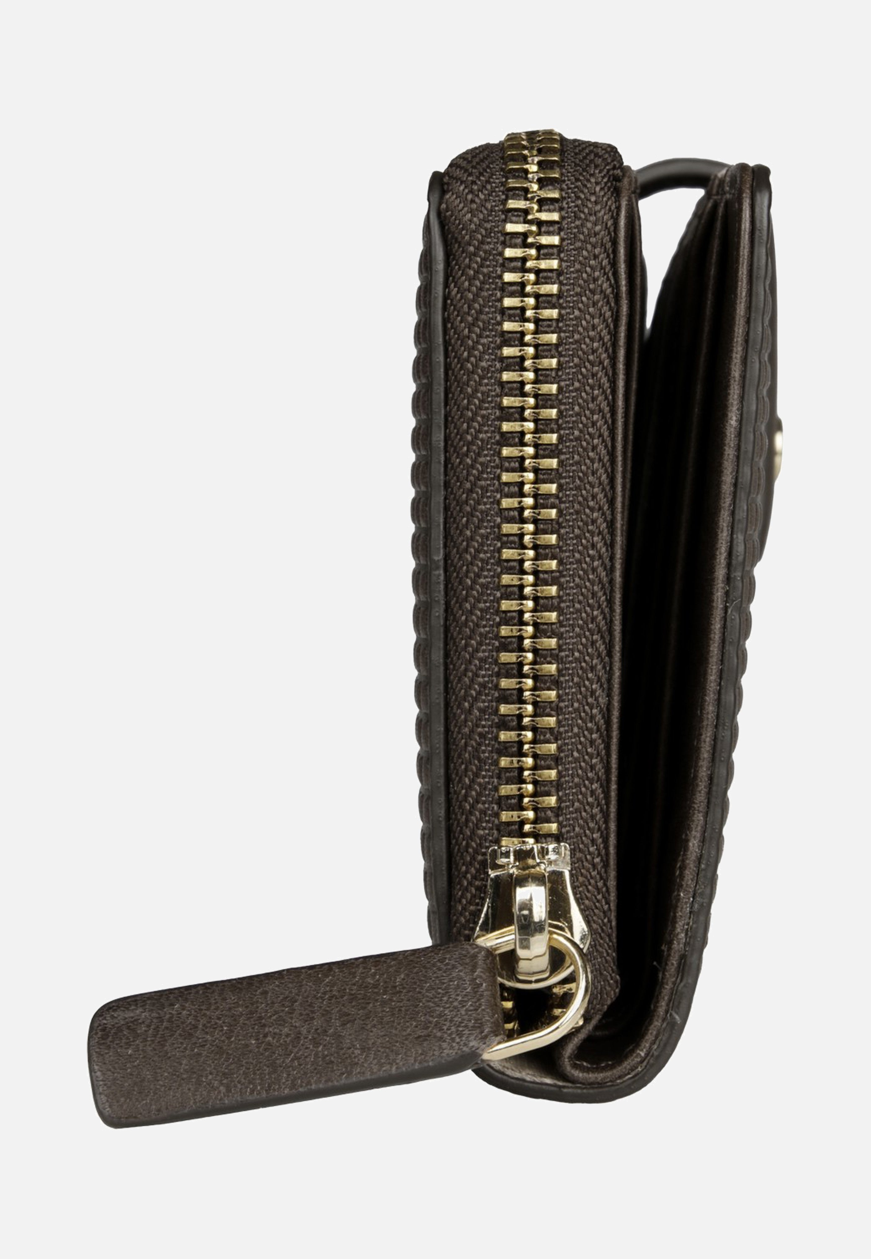 Bugatti Noemi Ladies Long Zip Wallet Brown Wallet