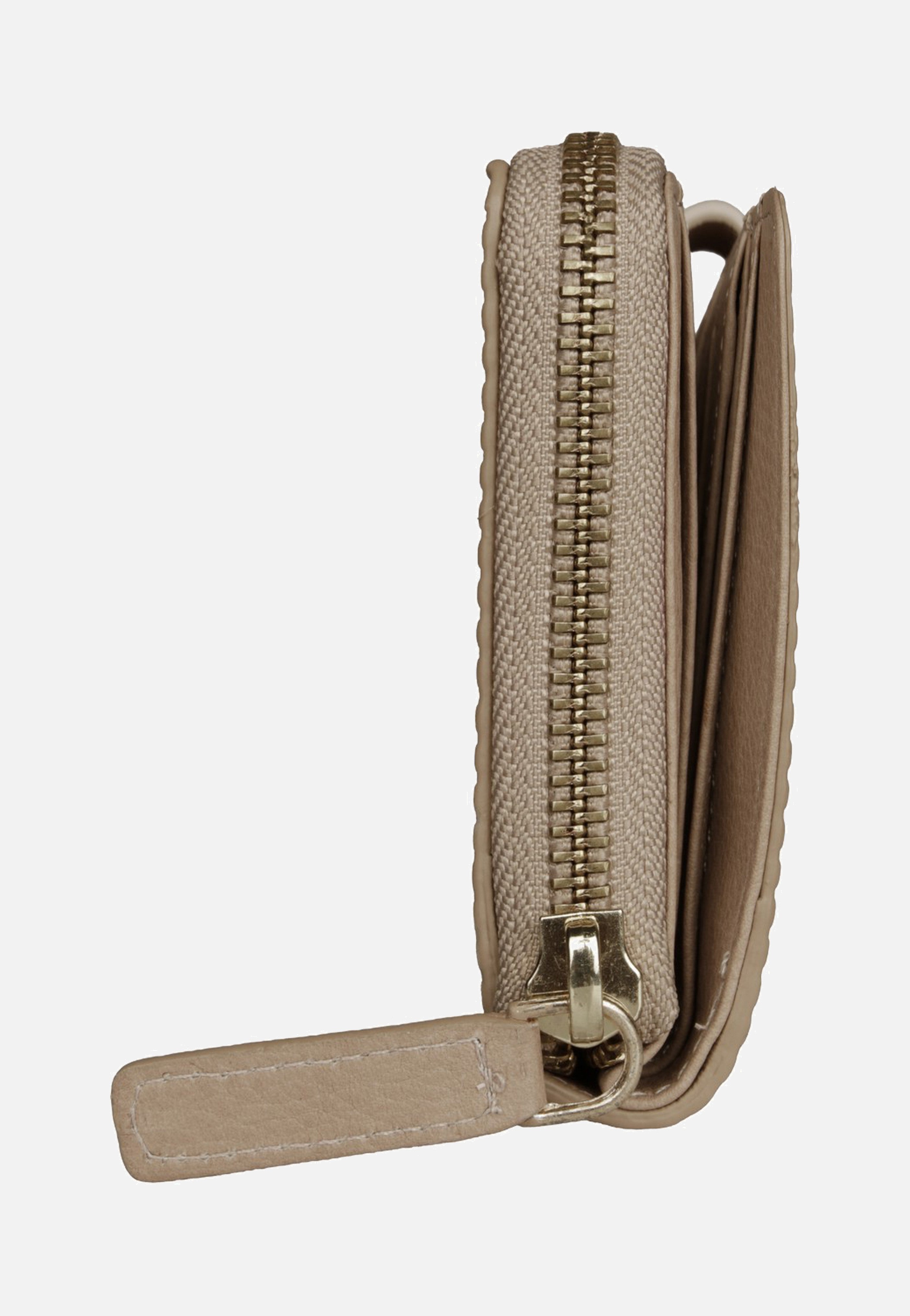 Bugatti Noemi Ladies Long Zip Wallet Sand Wallet