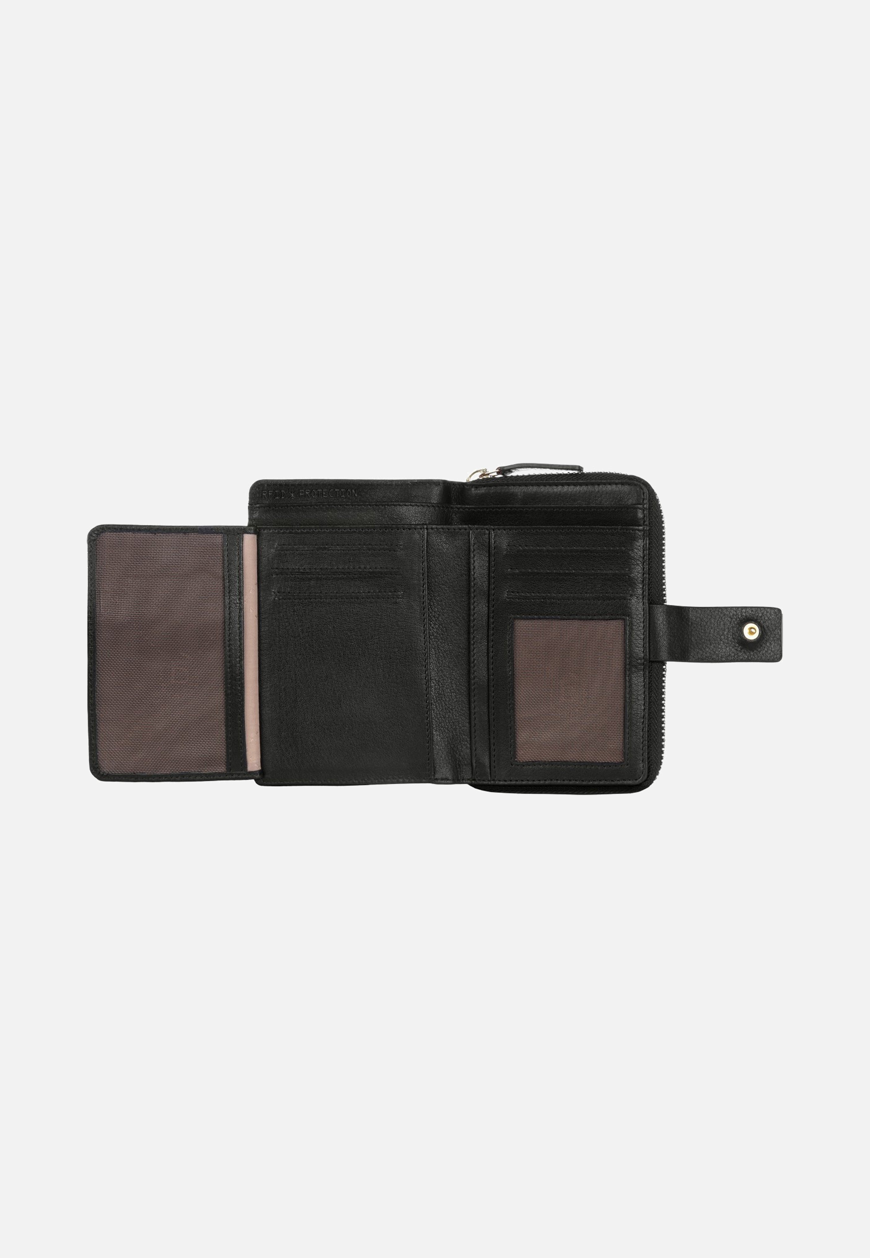 Bugatti Noemi Ladies Zip Wallet M Black Wallet