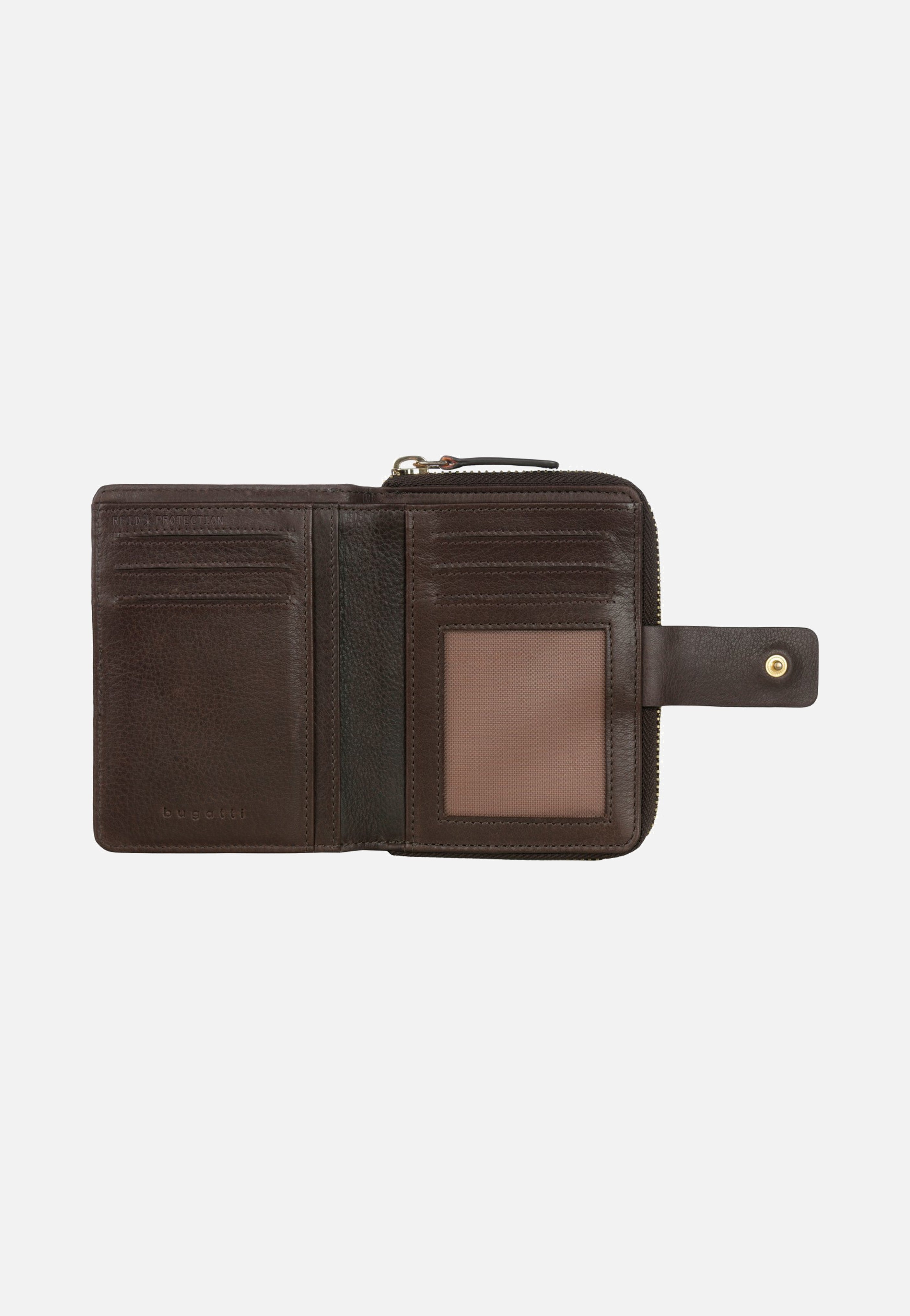 Bugatti Noemi Ladies Zip Wallet S Brown Wallet