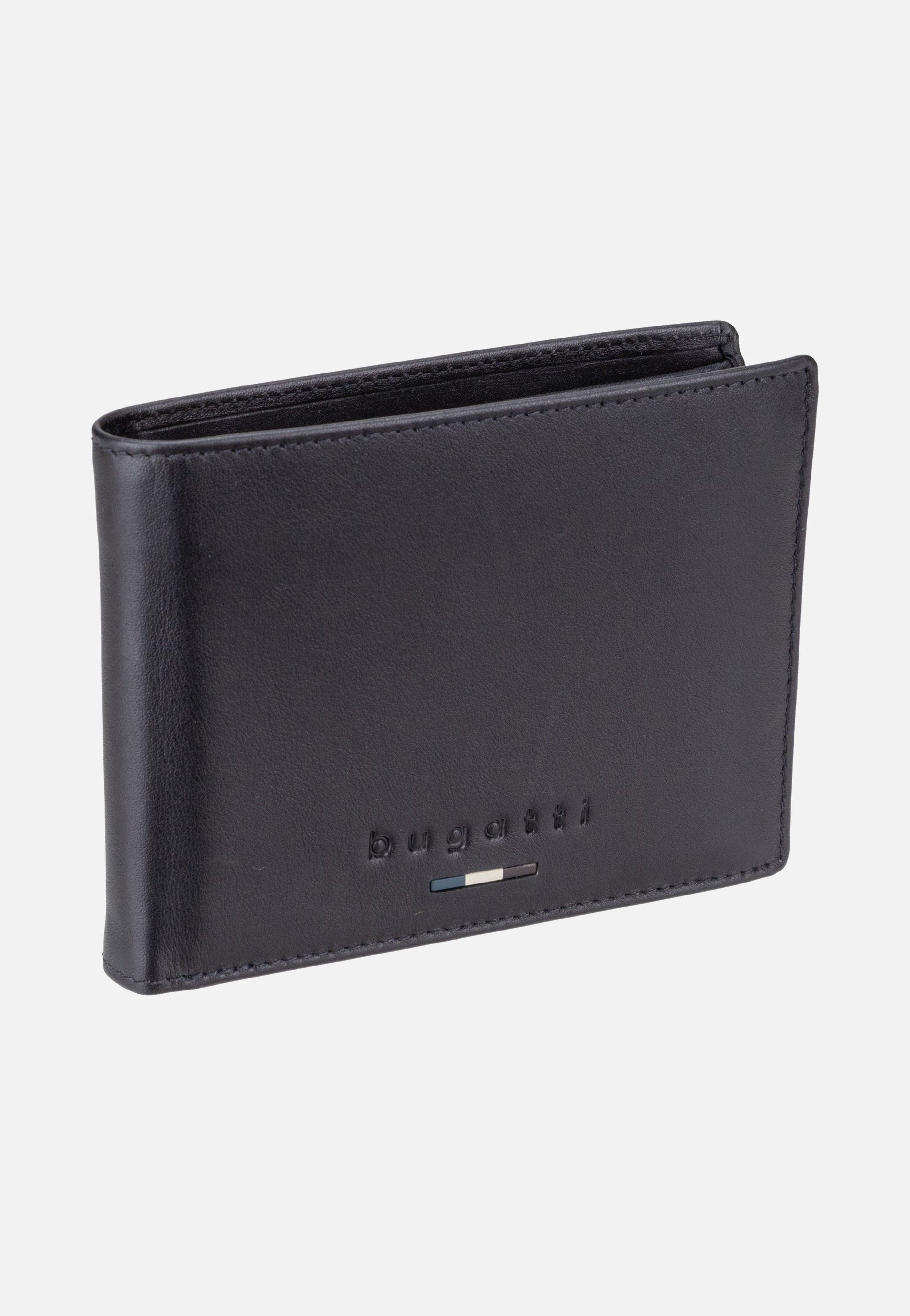 Bugatti Romeo Airtag Wallet With Flap Black Wallet